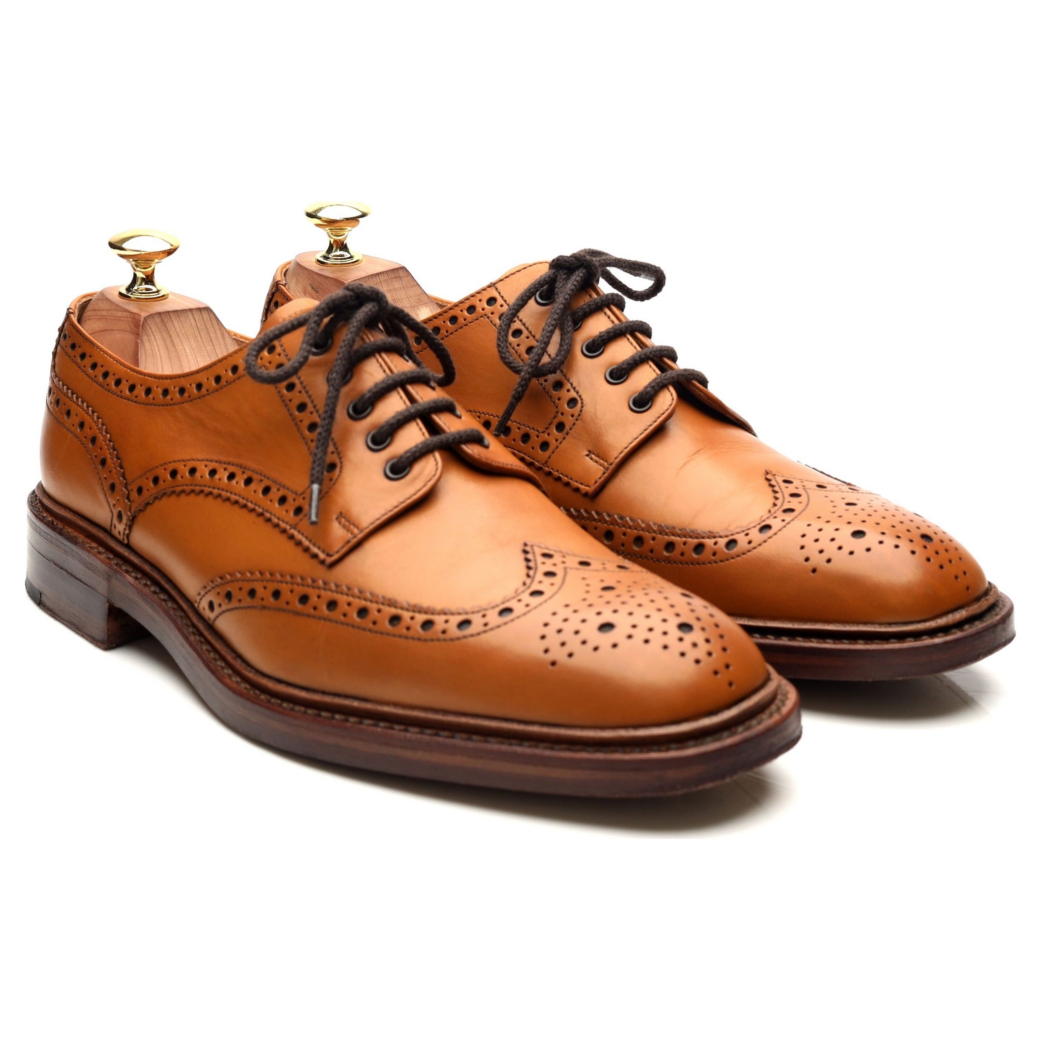 Loake Chester 2 derby cuir marron pointure UK 8