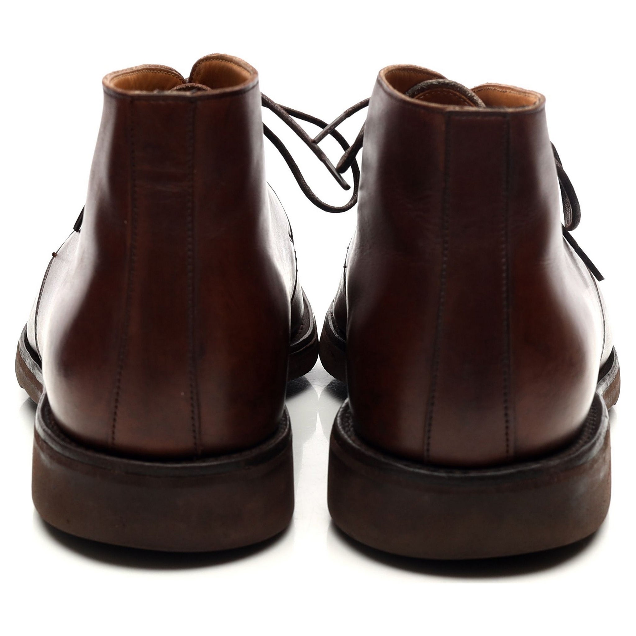 Barker 148726 bottines chukka cuir marron UK 8.5