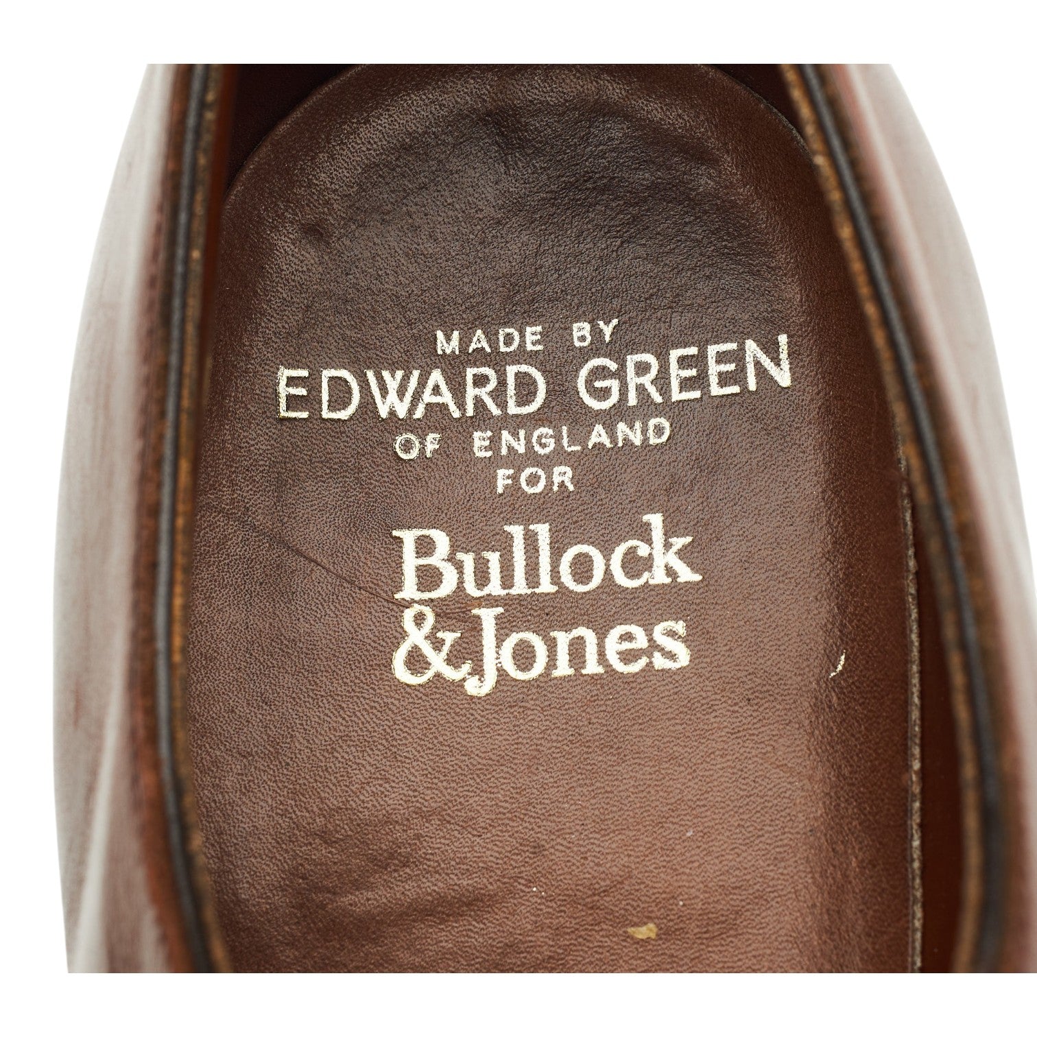 Bullock & Jones Chelsea Richelieu marron pointure UK 7.5