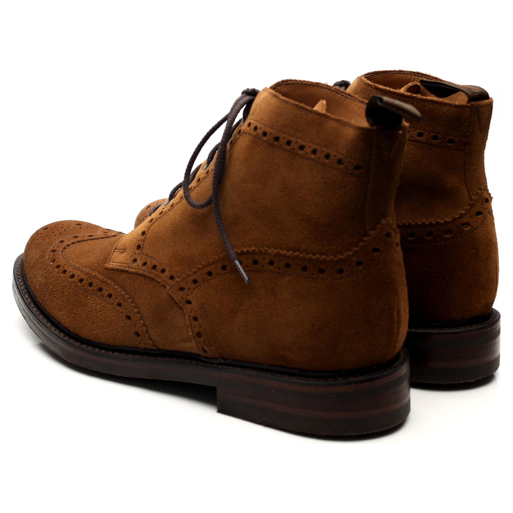 Loake 1880 Bedale bottines UK 11 G daim marron brogue