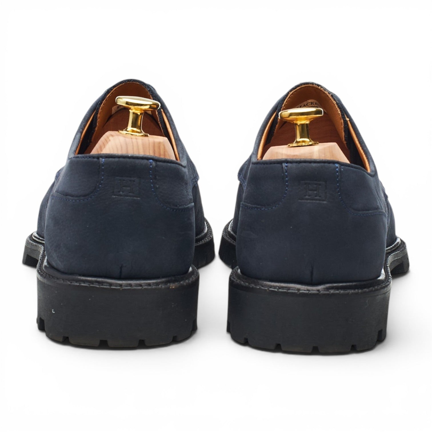 Hackett Chino Golf derby nubuck bleu marine UK 8