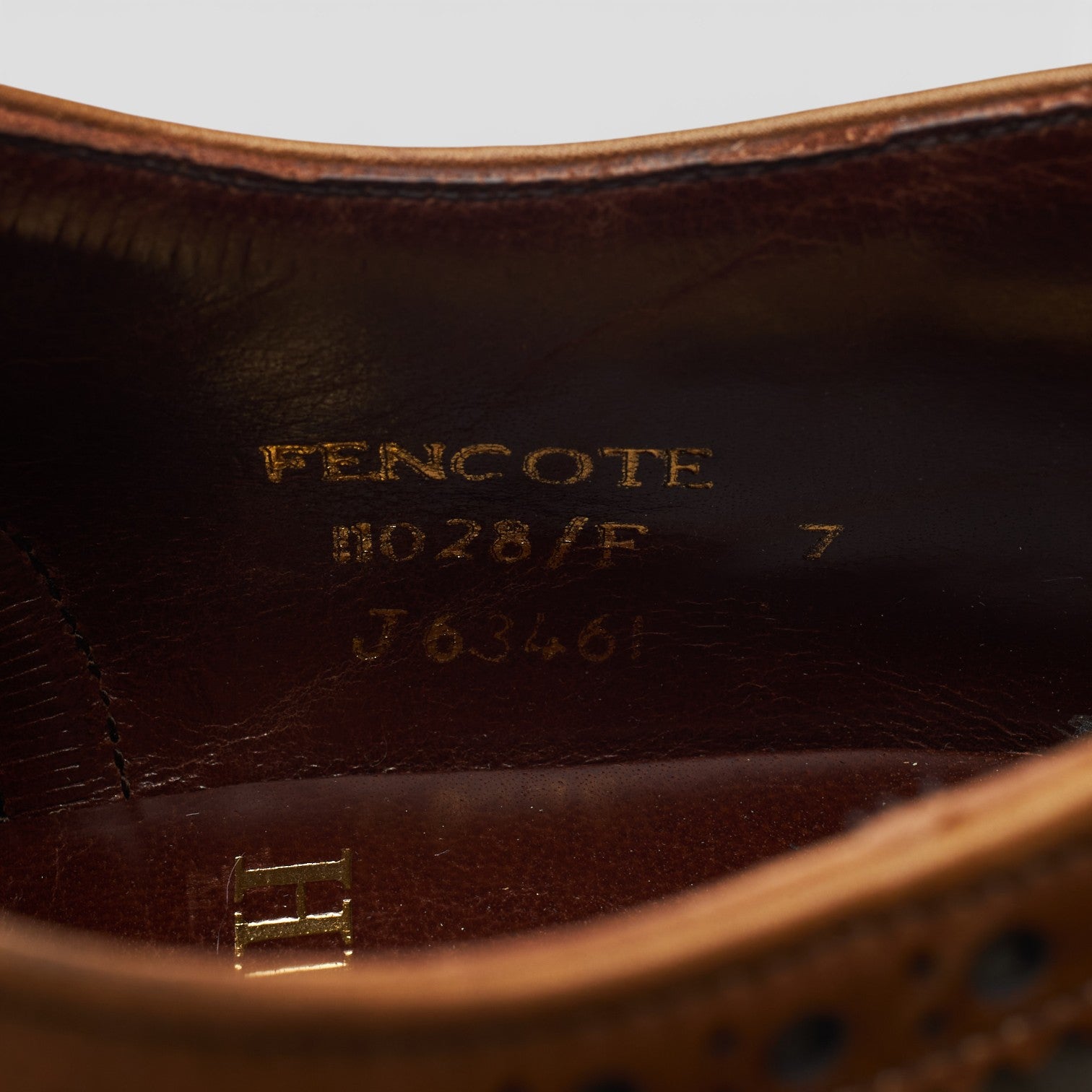 Herring Fencote oxford brogues cuir marron UK 7