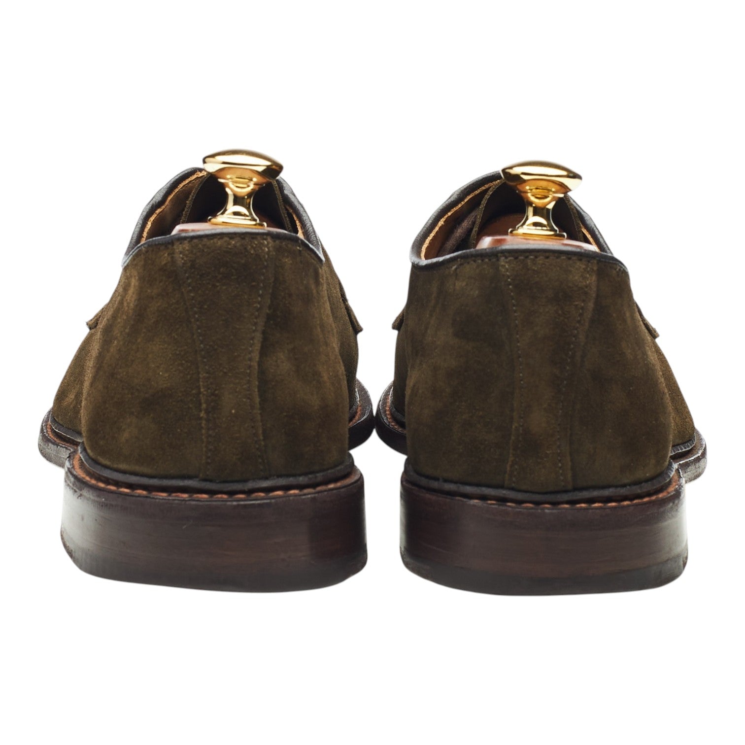 Tricker's Robert derby daim vert pointure UK 9