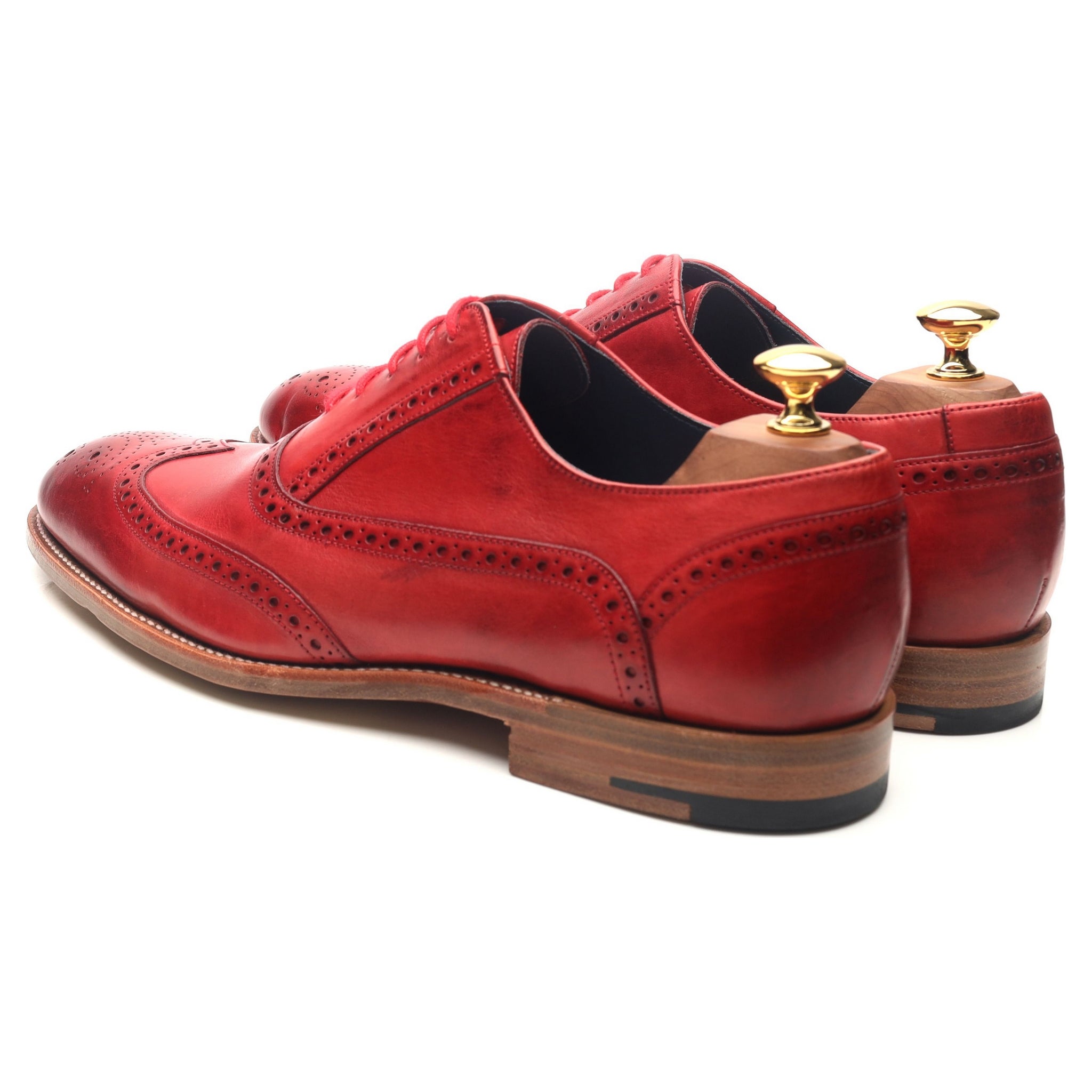 Barker Valiant derbies cuir rouge pointure 9