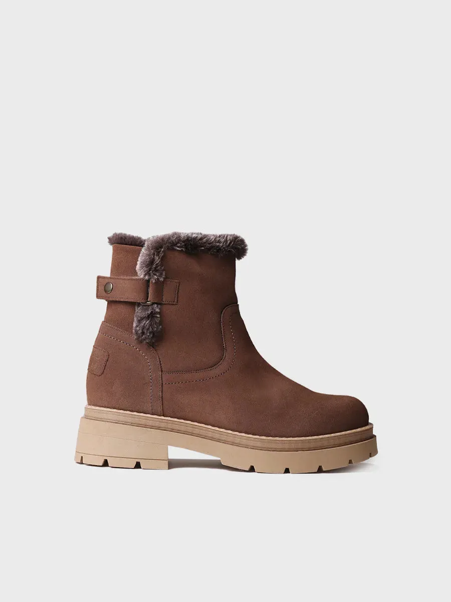 Toni Pons Misury-Sy bottines suède fourrée 5 cm