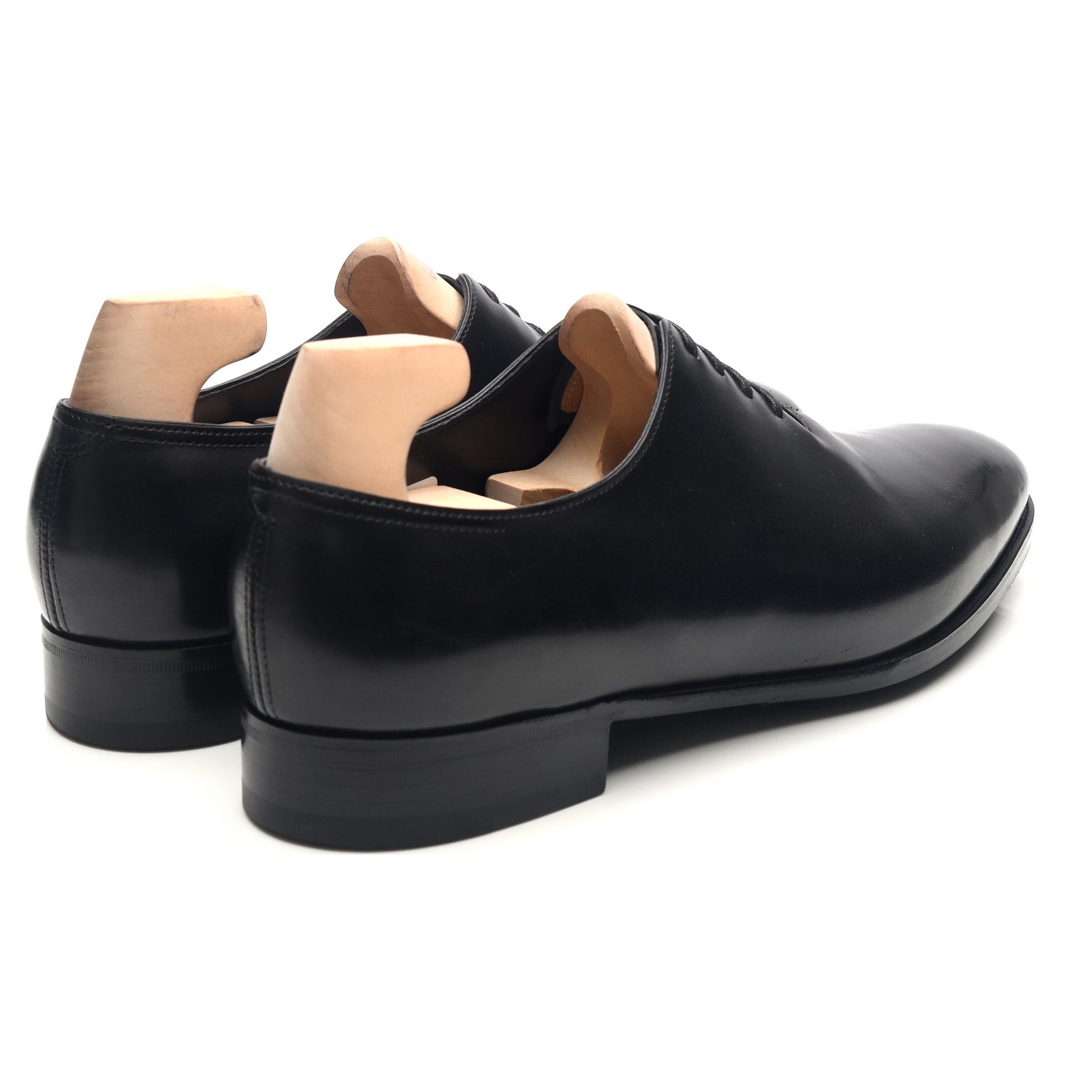 John Lobb Marldon oxford cuir noir UK 9 E wholecut