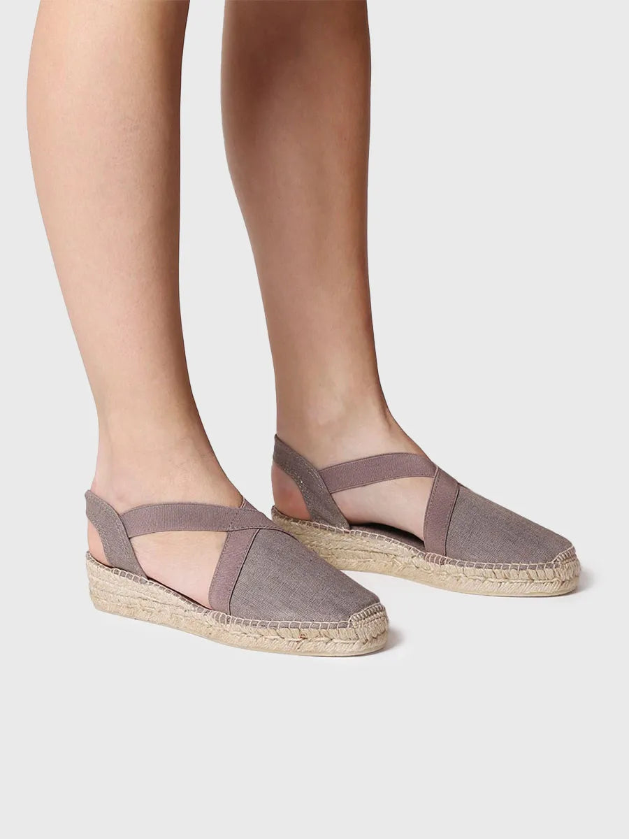 Toni Pons Verona espadrilles vegan femme taupe