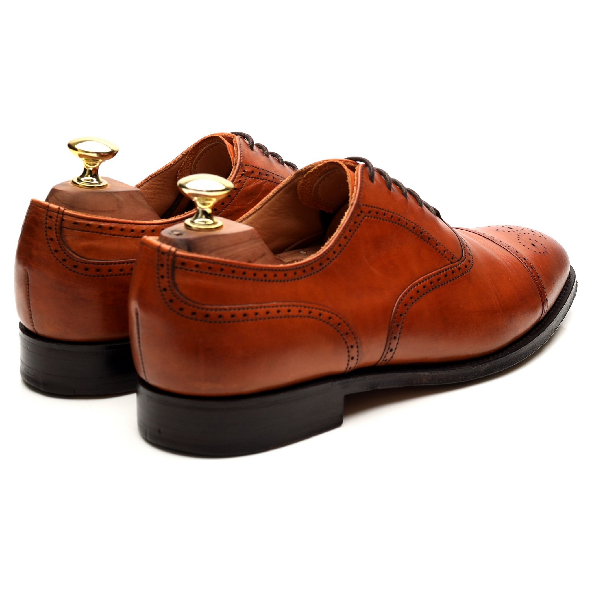 Cheaney Harris oxford brogue cuir marron UK 7