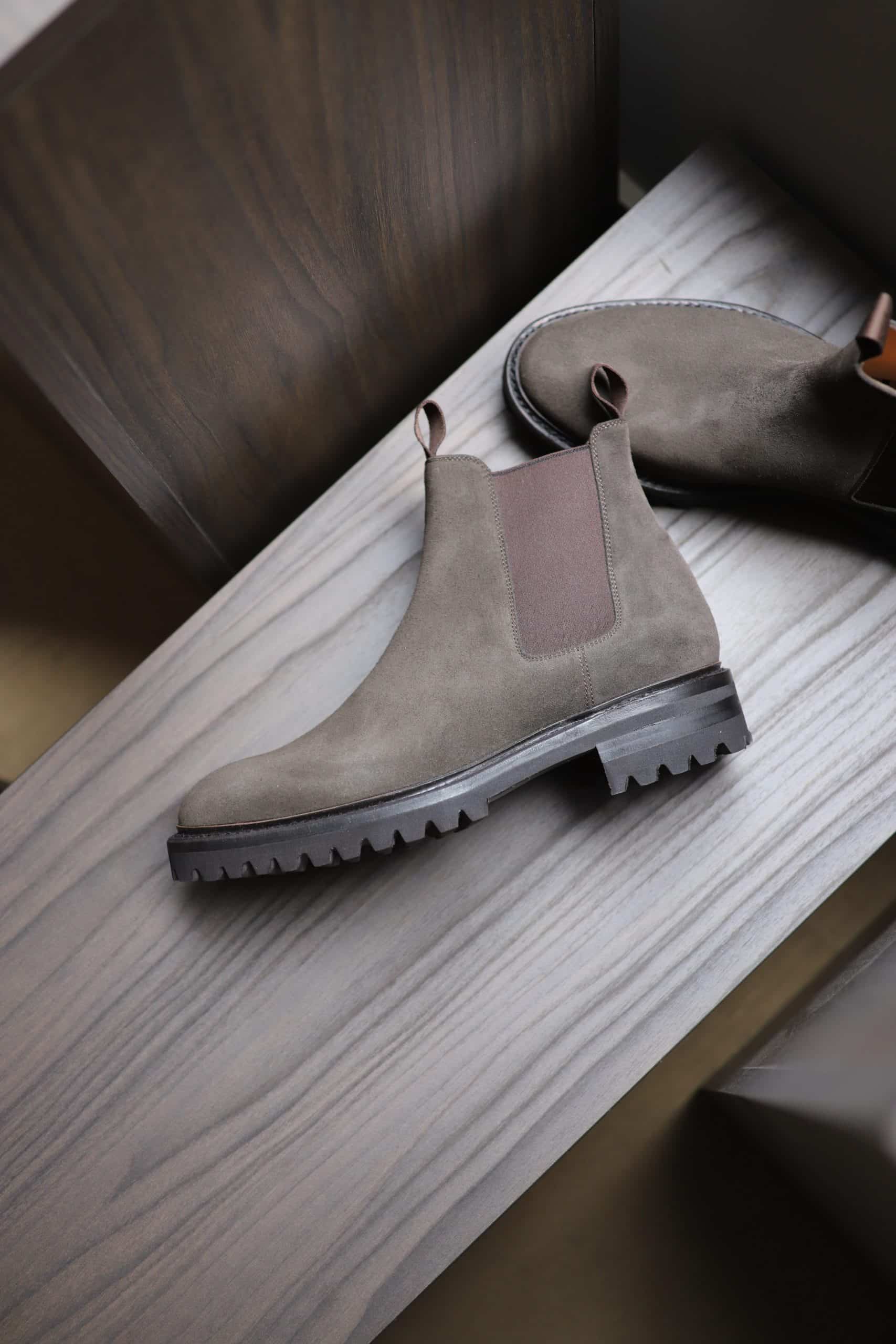 Malfroid Berrière II boots Chelsea daim semelle commando