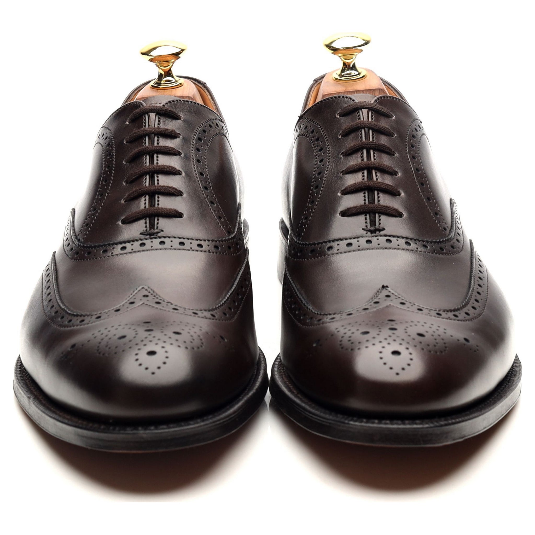 Church's Berlin derbies cuir marron foncé UK 8