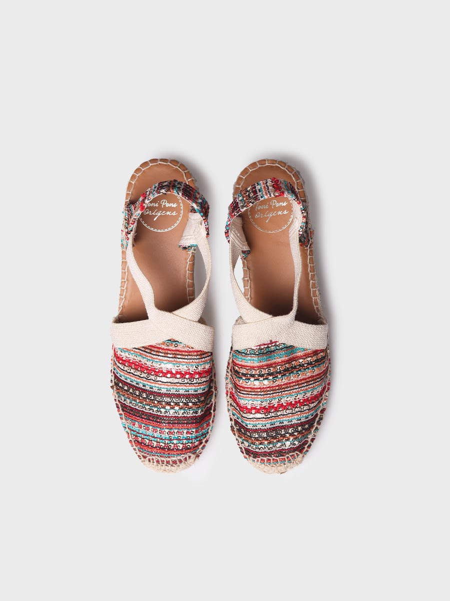 Toni Pons Terra-CH espadrilles compensées multicolore