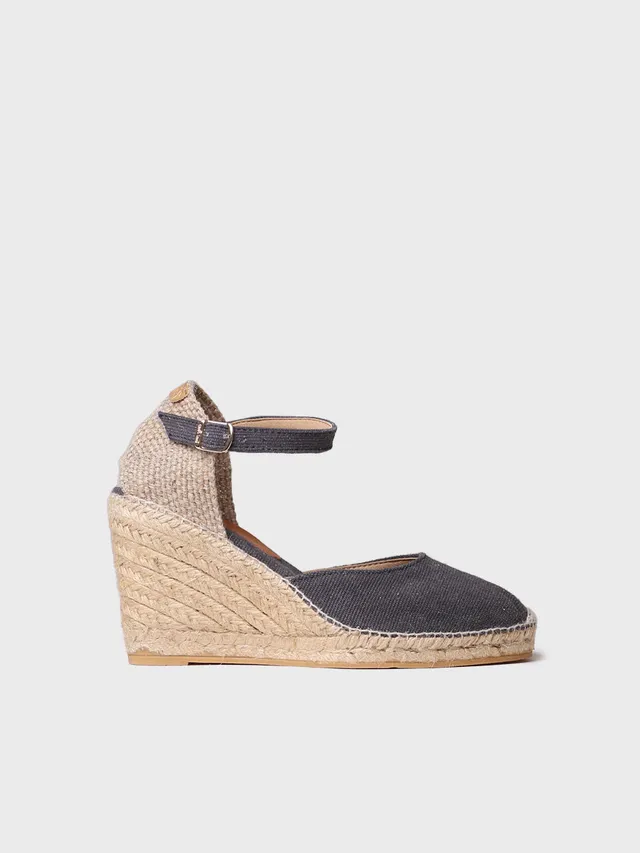 Toni Pons Piper-GY espadrilles compensées lin 9 cm