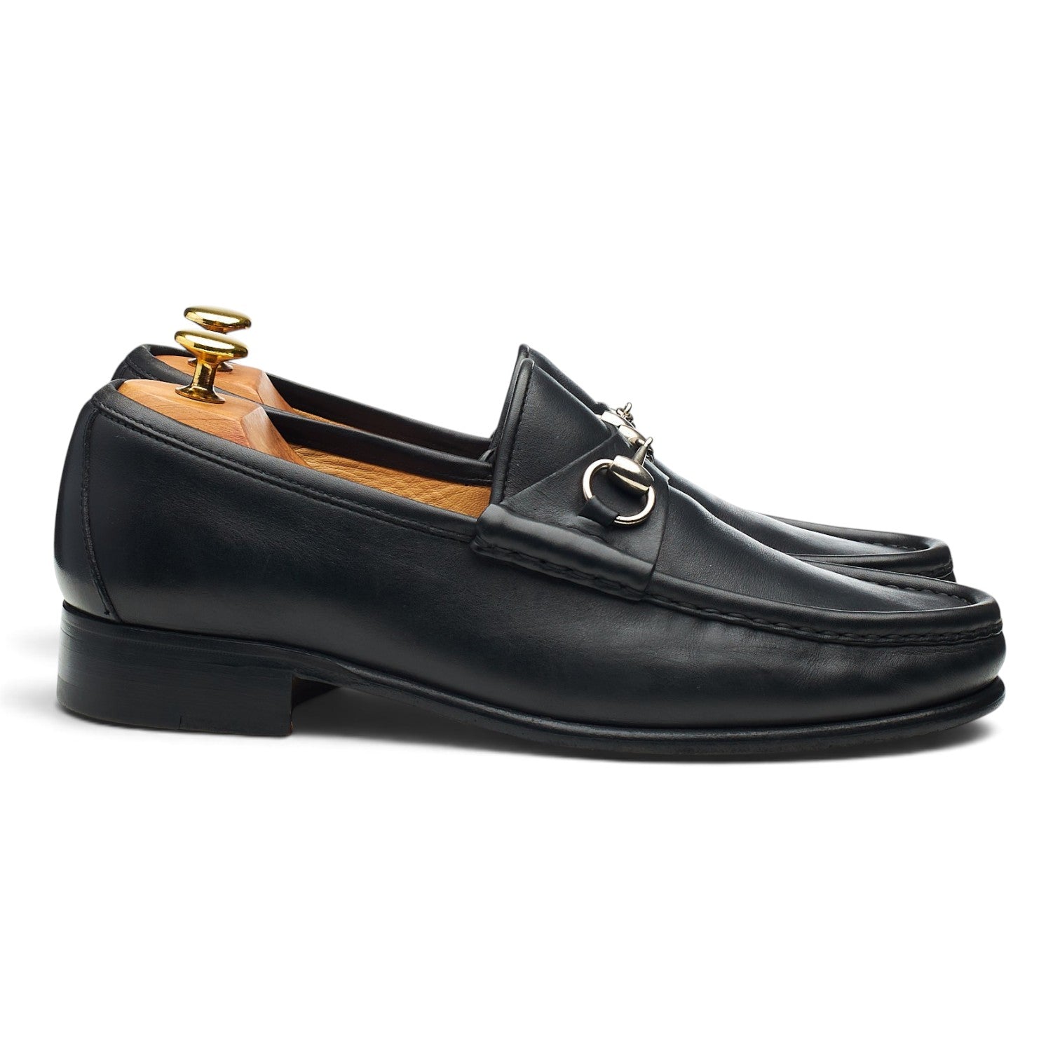 Gucci mocassin mors cuir noir pointure UK 8.5