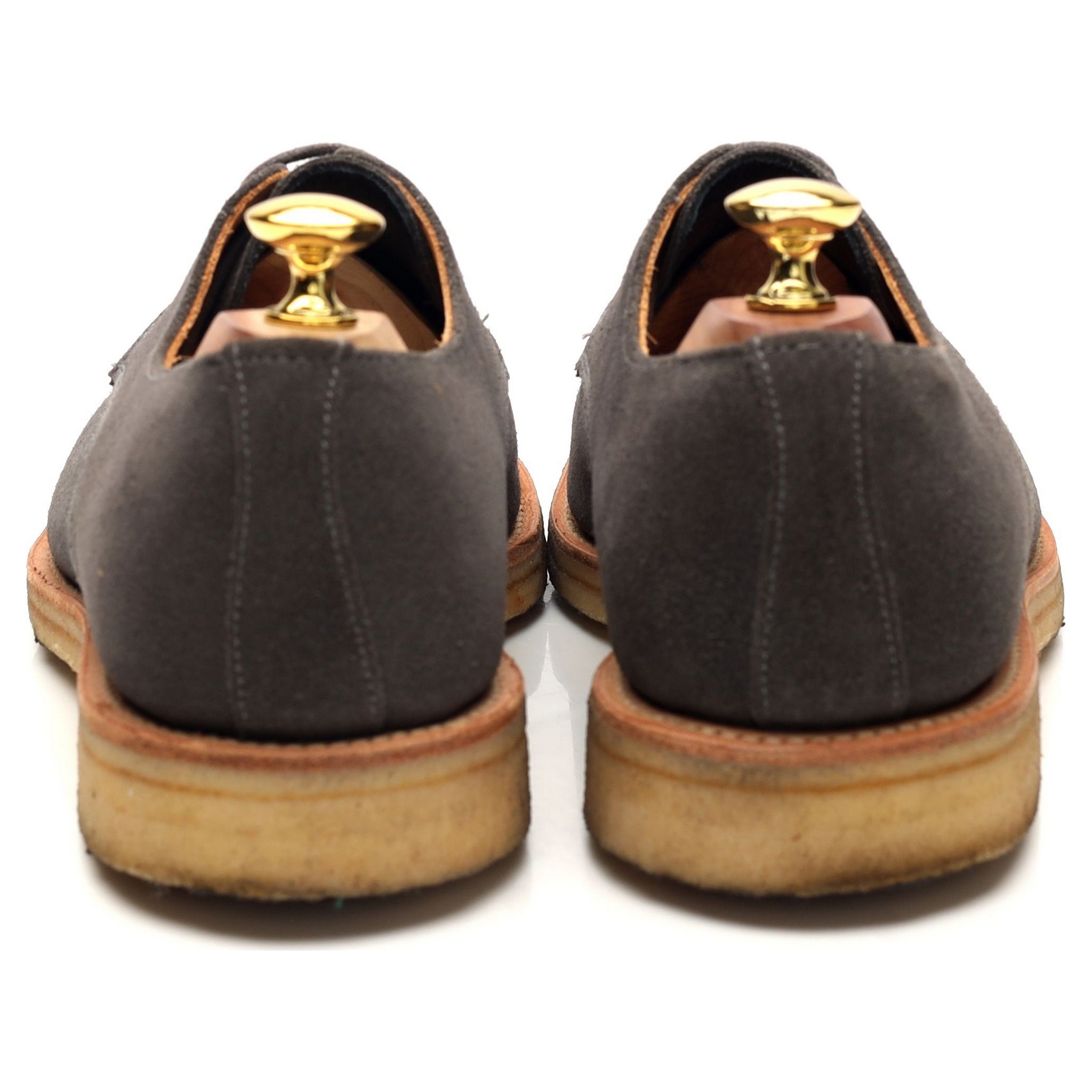 Sanders Archie derby daim gris 7 UK