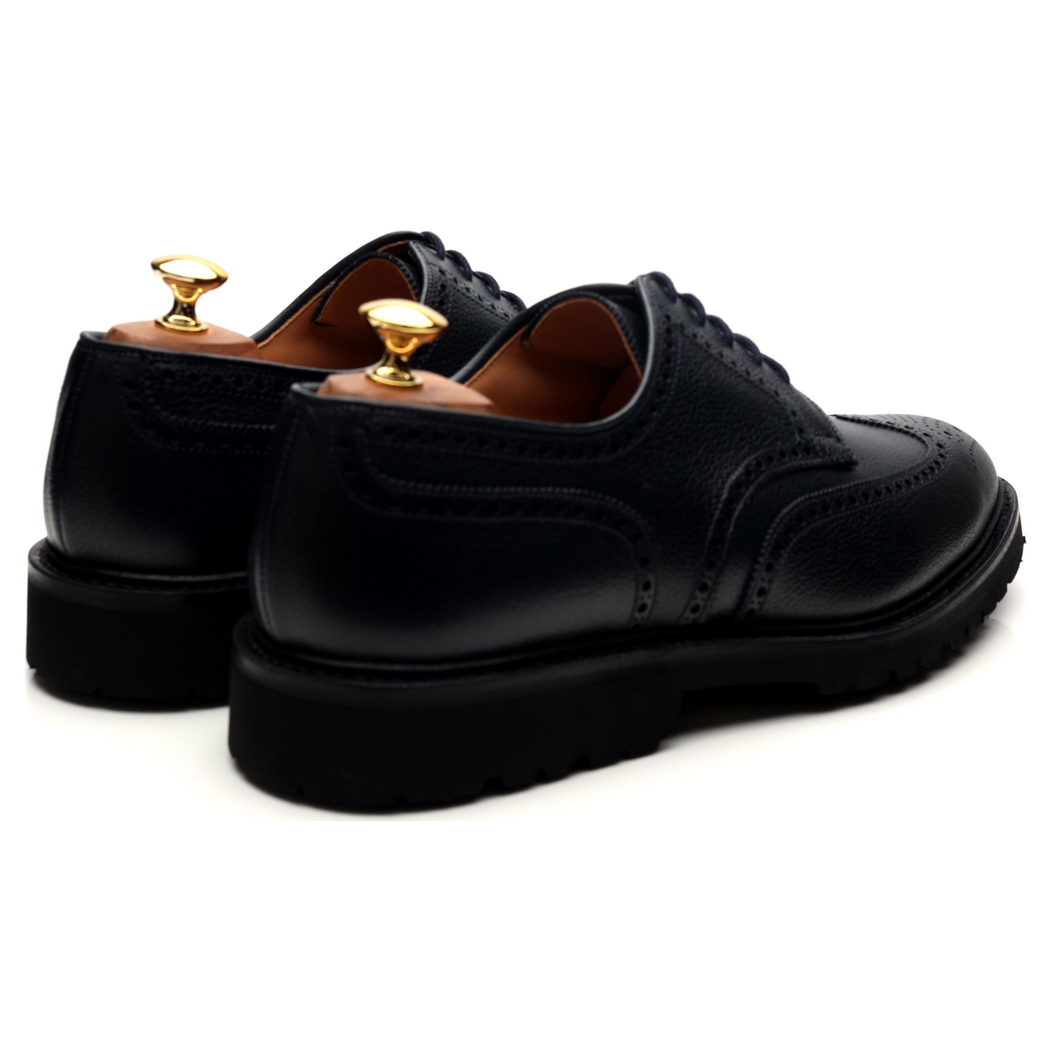 Thom Sweeney Pembroke derbies cuir bleu marine UK 10