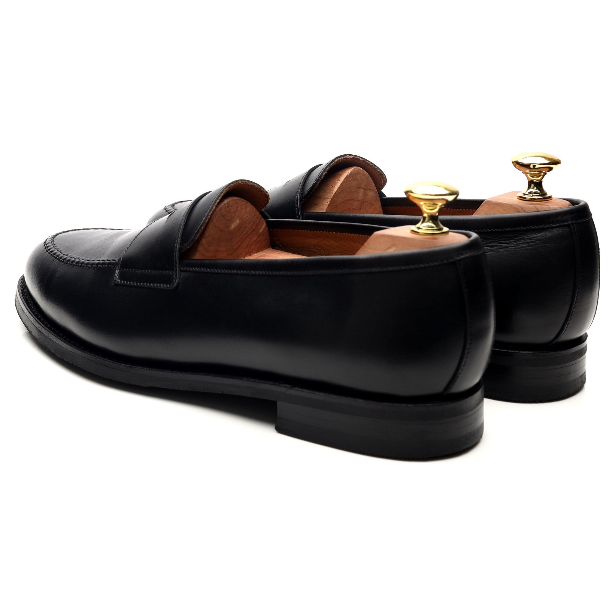 Morjas mocassins penny cuir noir UK 7.5