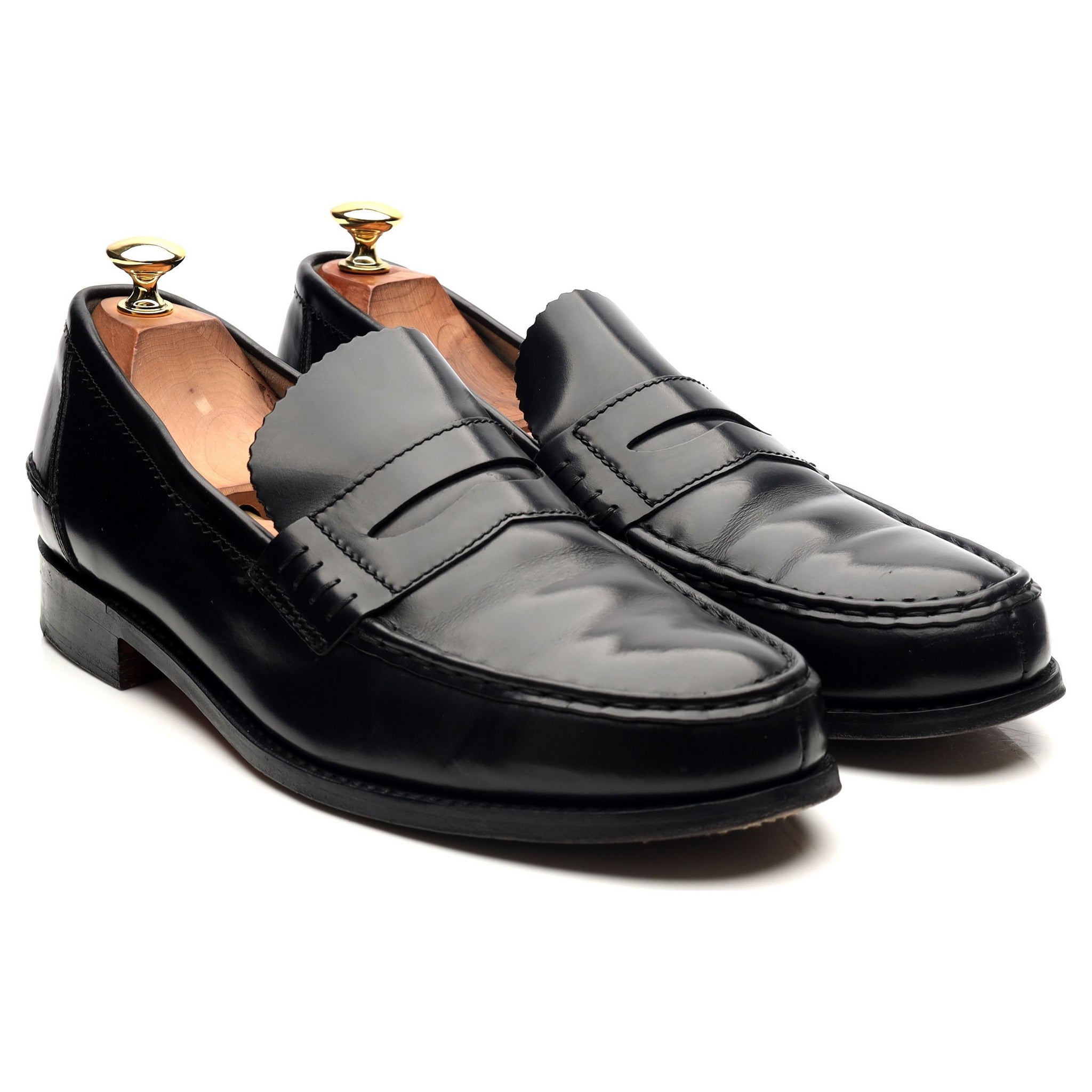 Barker Caruso mocassin cuir noir pointure UK 9,5