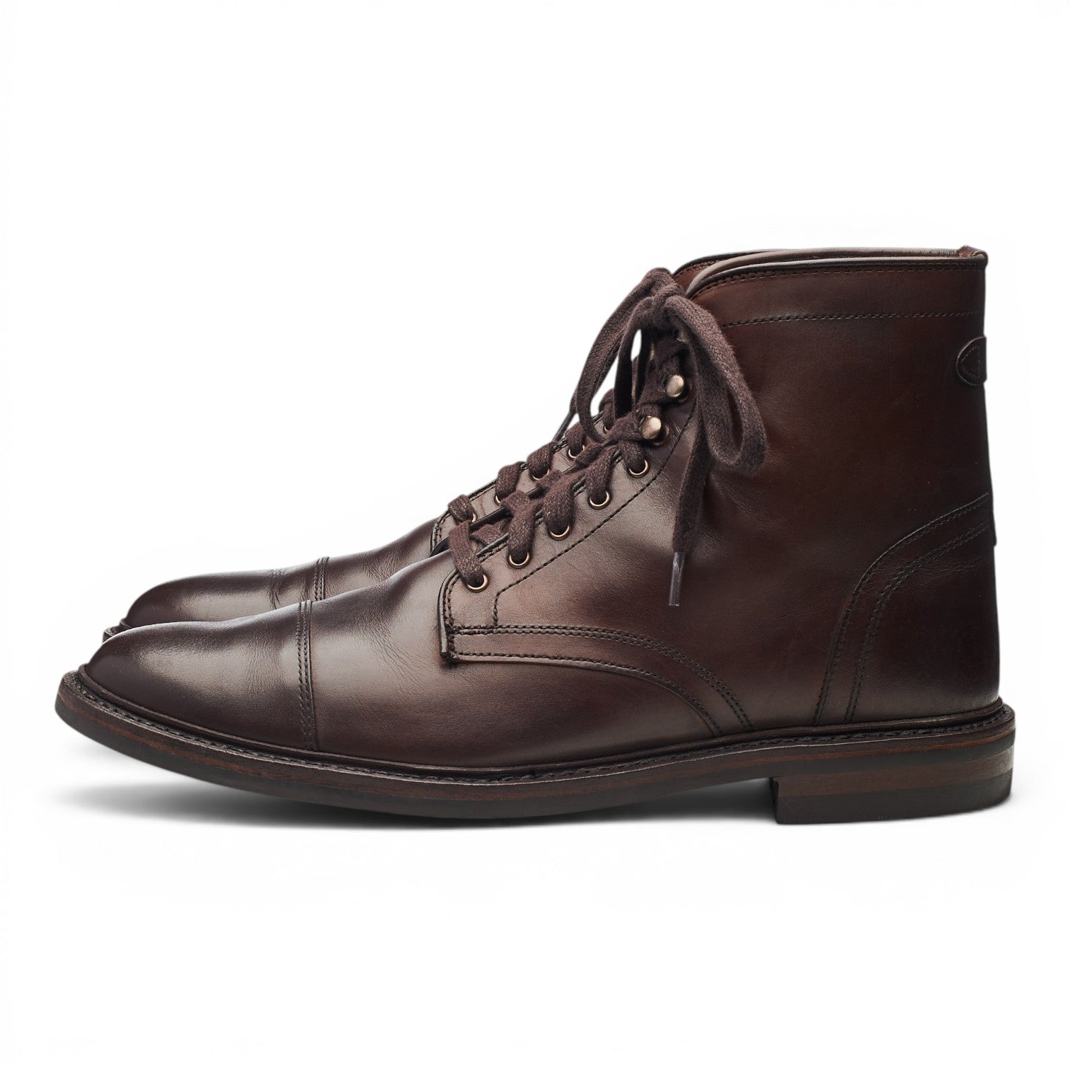 Allen Edmonds Landon boots cuir marron foncé UK 9,5