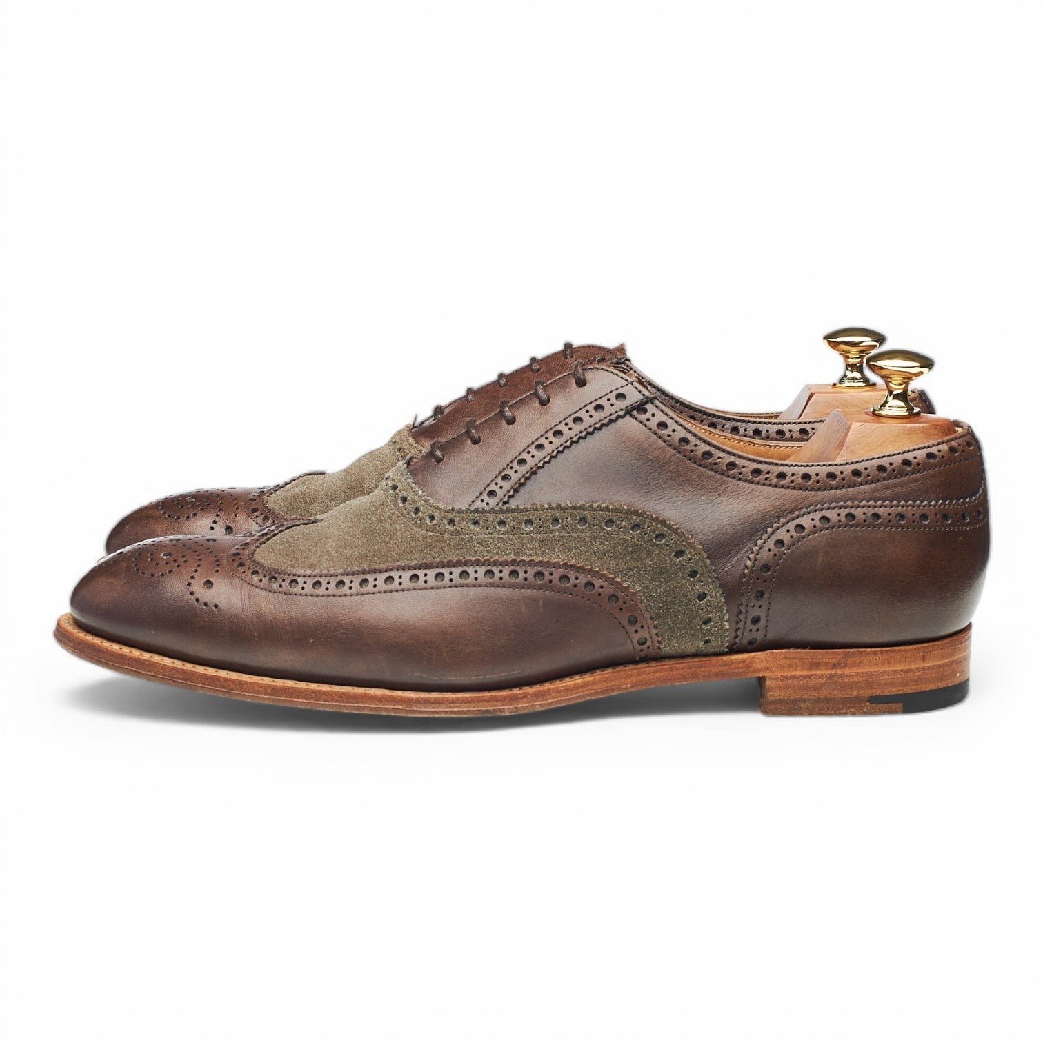 Cheaney Cecil oxford brogue cuir marron UK 9