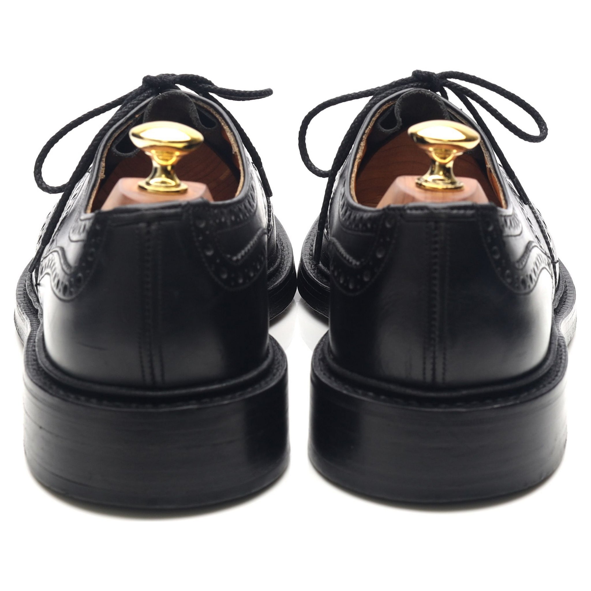 Tricker's Keswick Derby brogue cuir noir 8.5