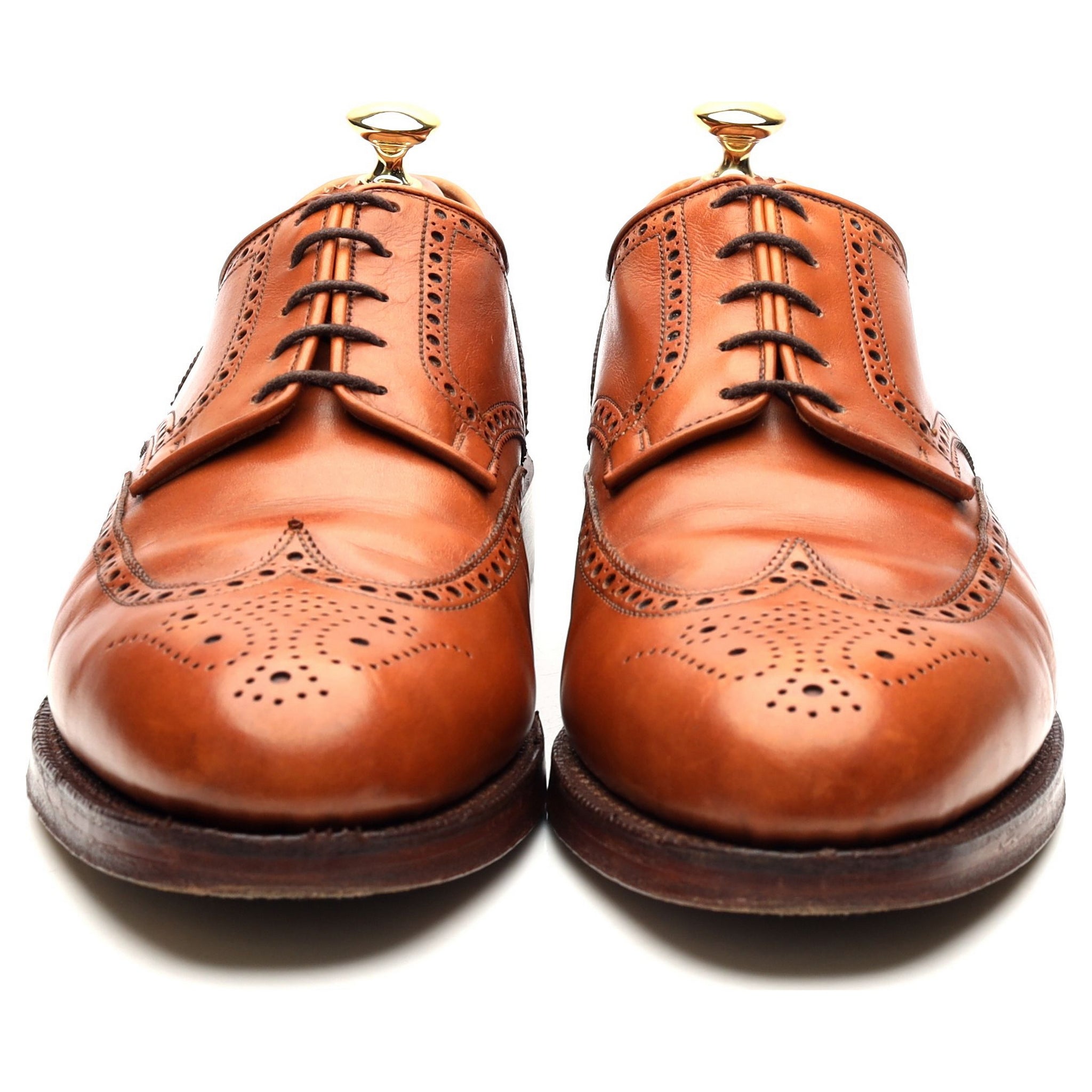 Crockett & Jones Cardiff derbies cuir camel pointure UK 9.5