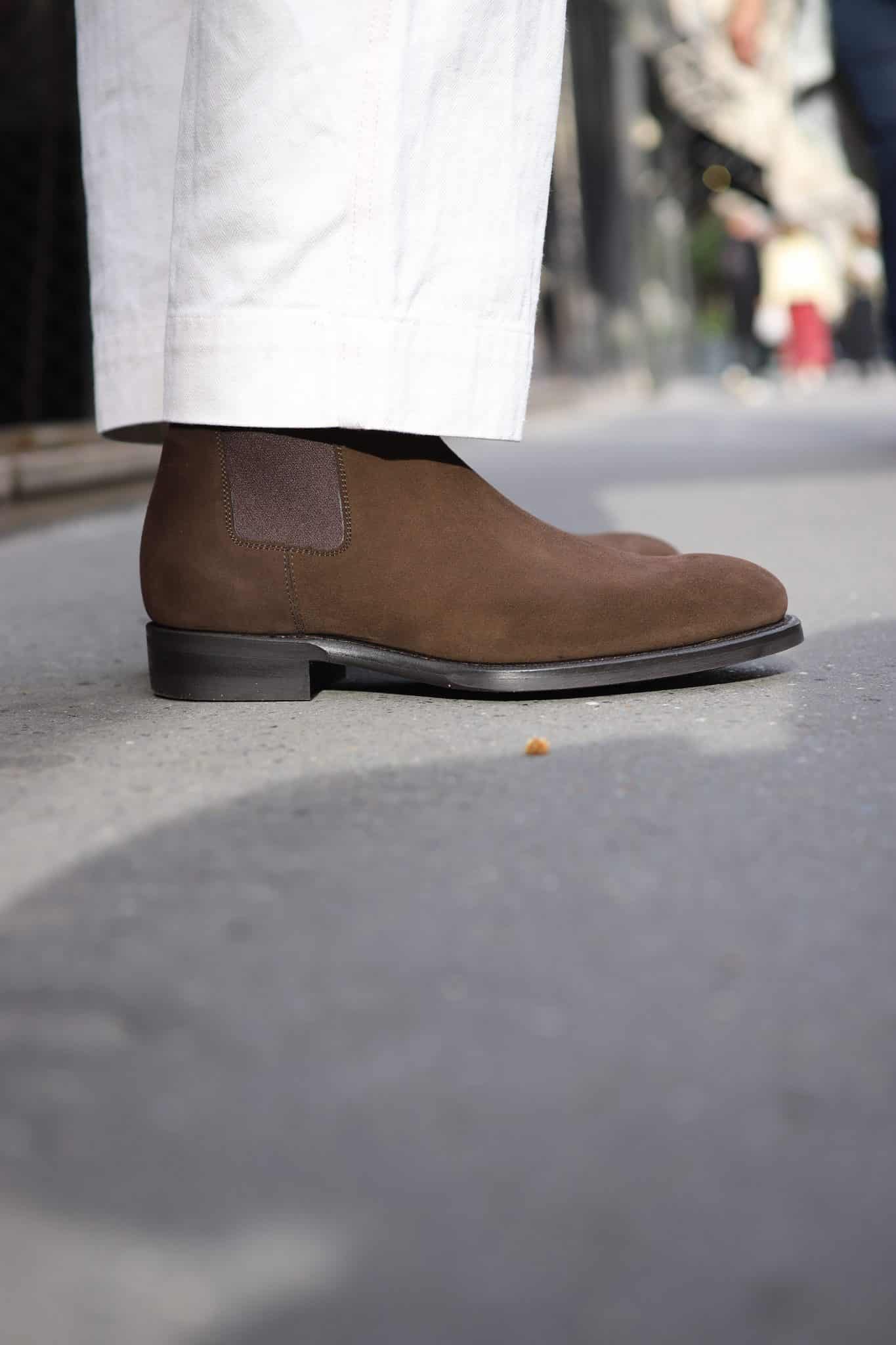 Malfroid Berrière bottine chelsea velours