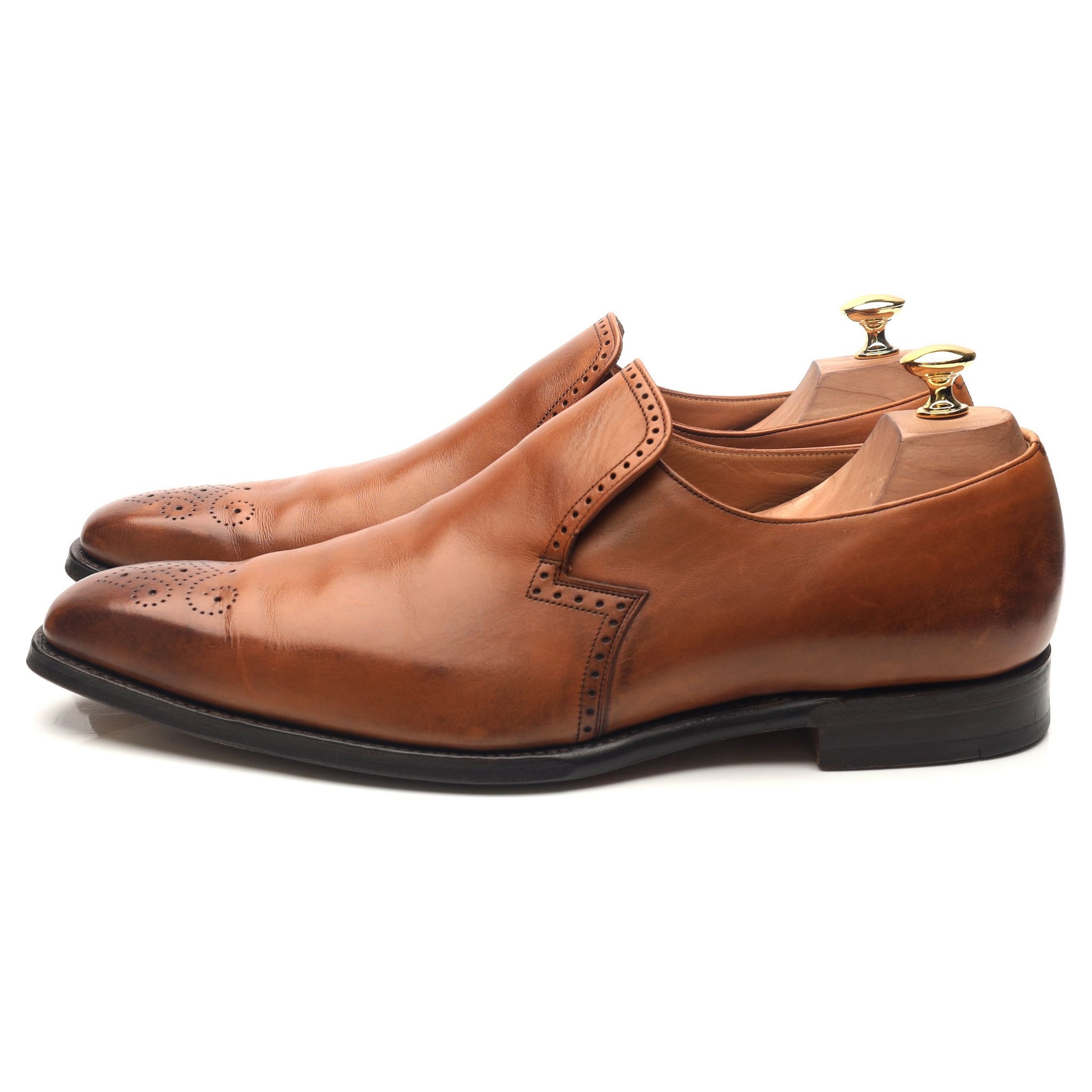 Cheaney Ellis mocassins cuir camel UK 10