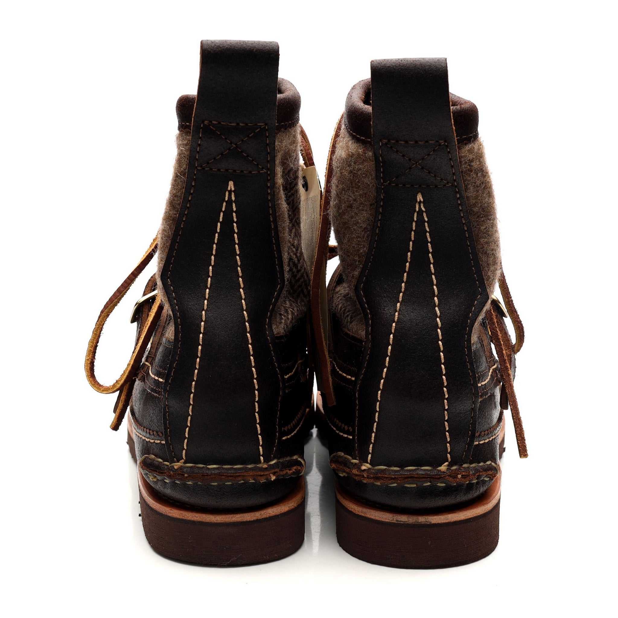 Yuketen Maine Guide bottes cuir marron pointure UK 7