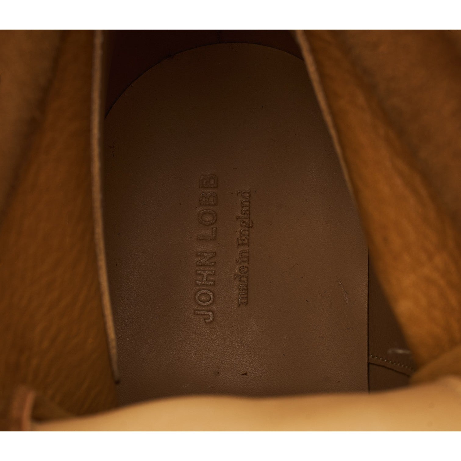 John Lobb Peak bottines cuir daim marron UK 8