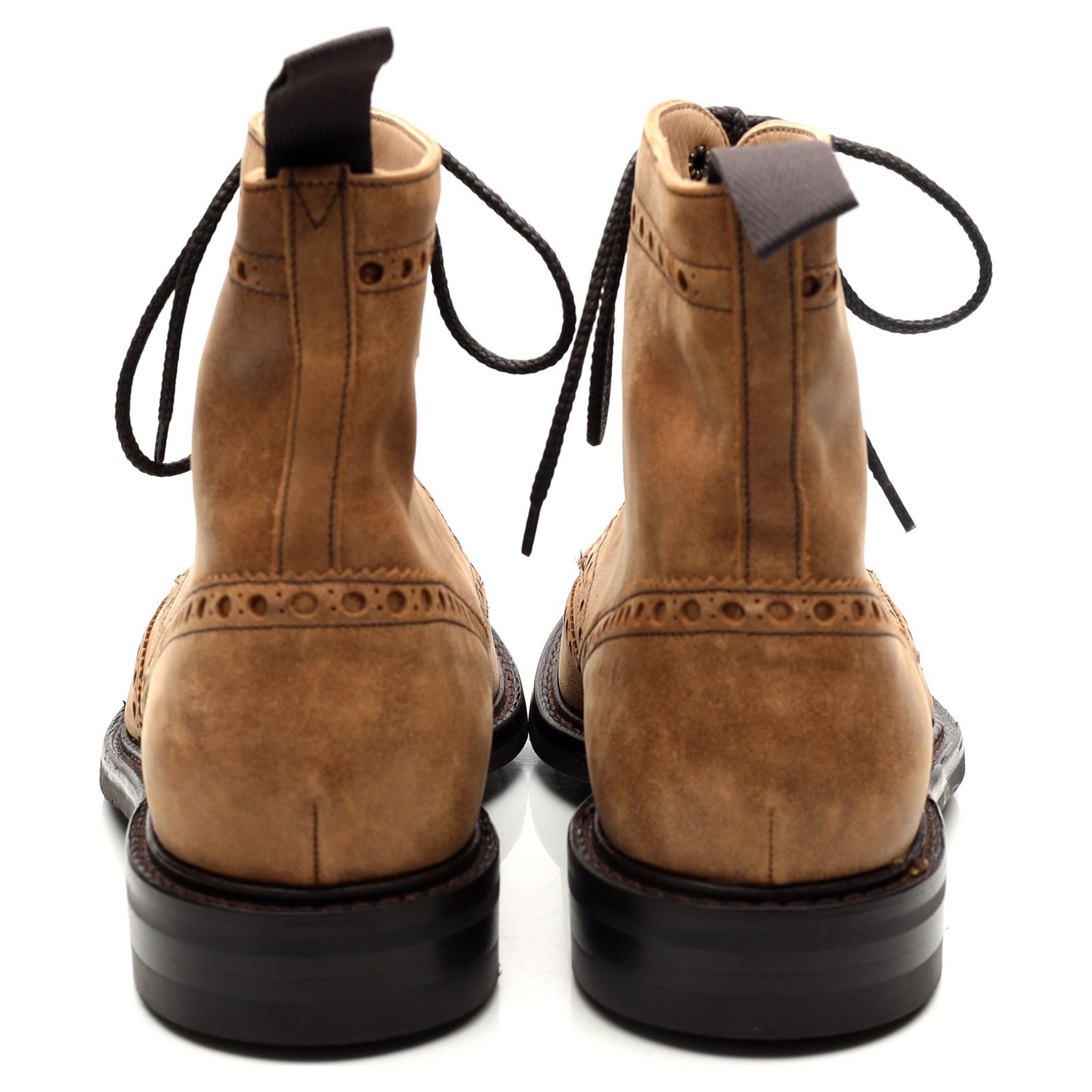 Cheaney Tweed bottines brogue daim sable 9.5