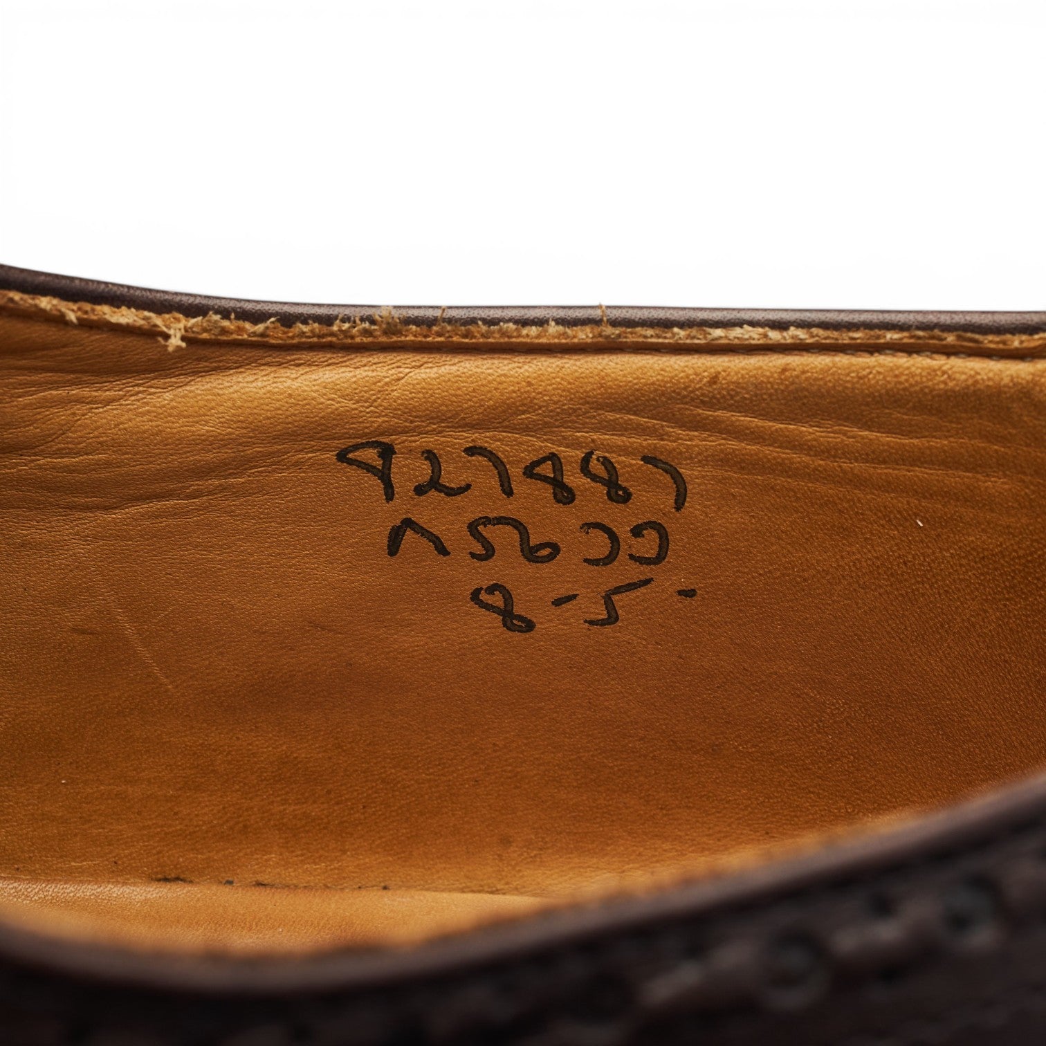 Tricker's Bourton derby cuir marron foncé pointure 42