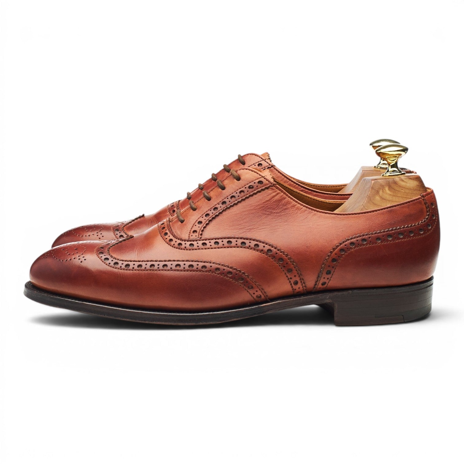 Crockett & Jones London oxford cuir marron UK 7.5