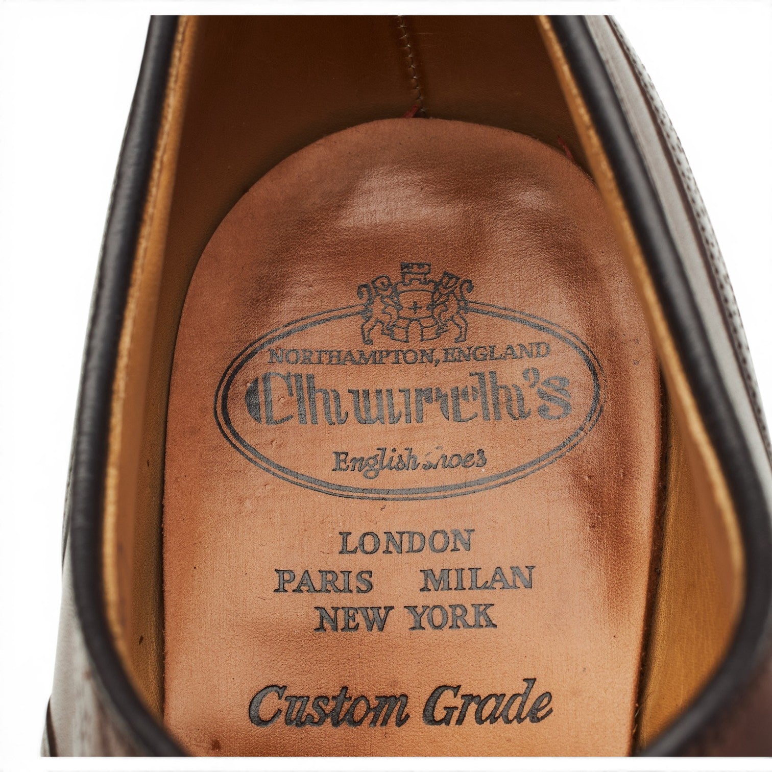 Church's Gunthorpe richelieu brogue cuir marron UK 9