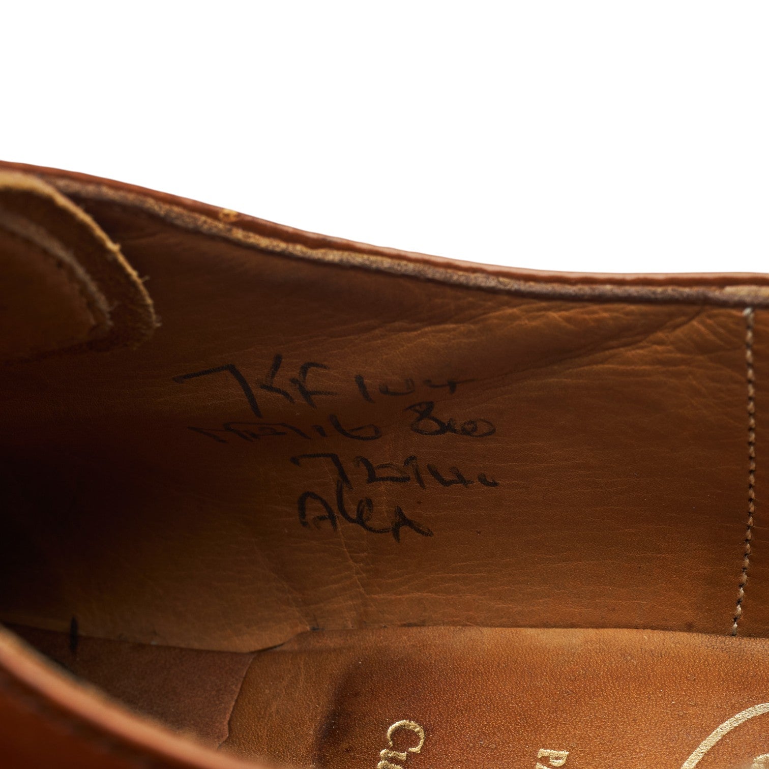 Church's Alex derby cuir camel pointure UK 7.5