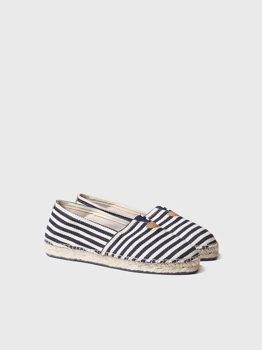 Toni Pons Blanes-DD espadrille mixte toile marine vegan