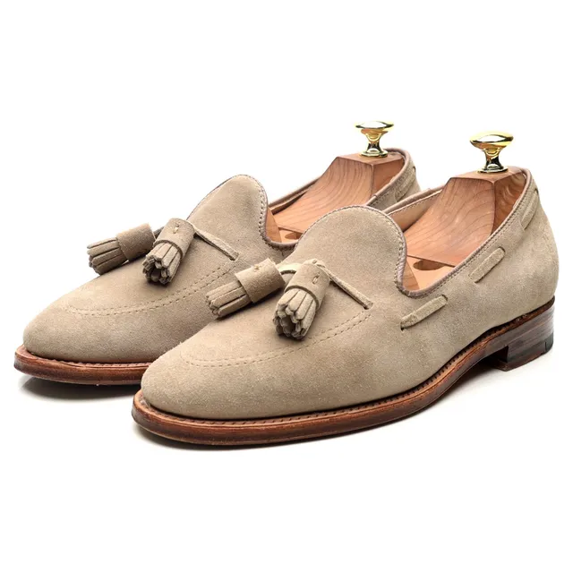 The Armoury D1121 mocassins suède beige pointure UK 7