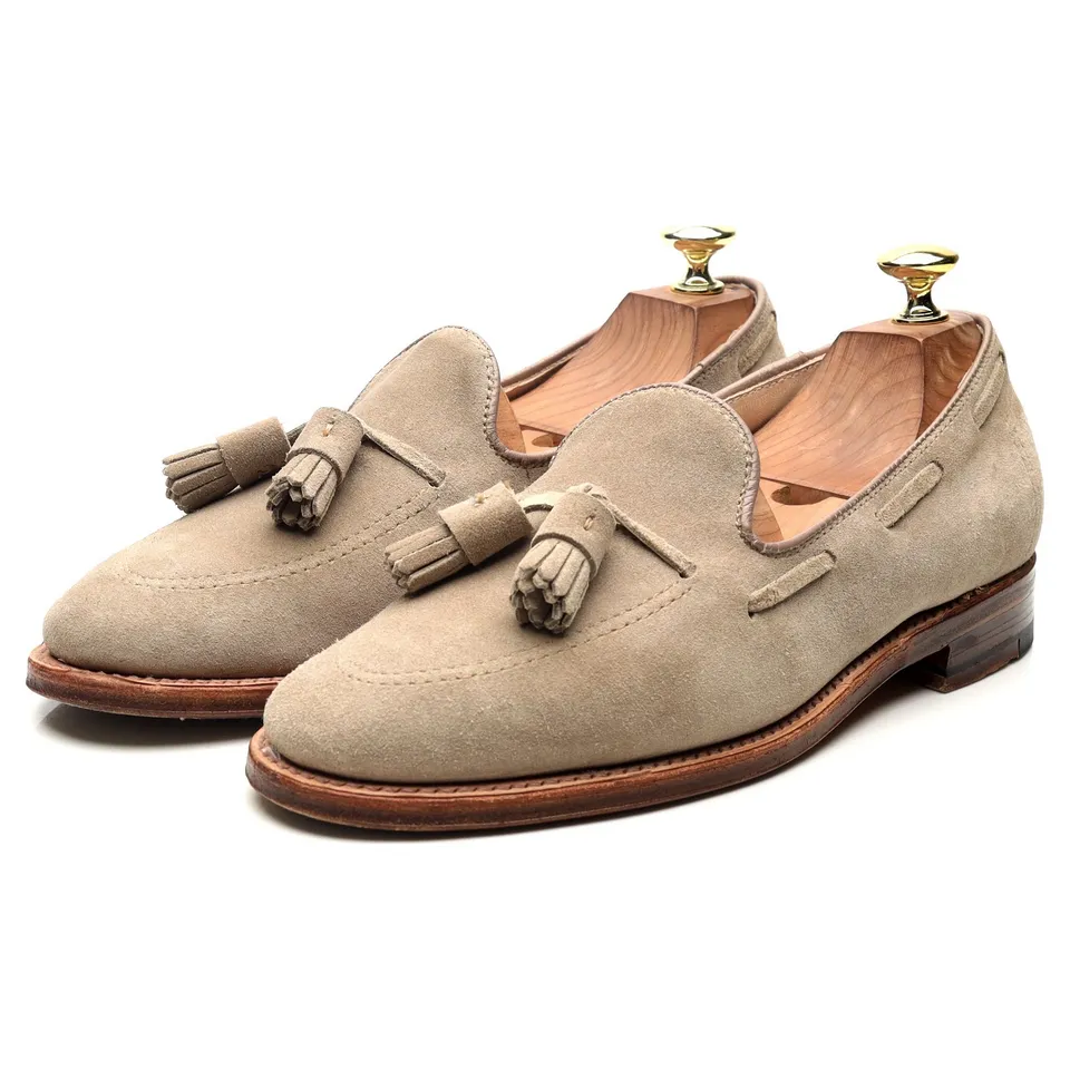 The Armoury D1121 mocassins suède beige pointure UK 7