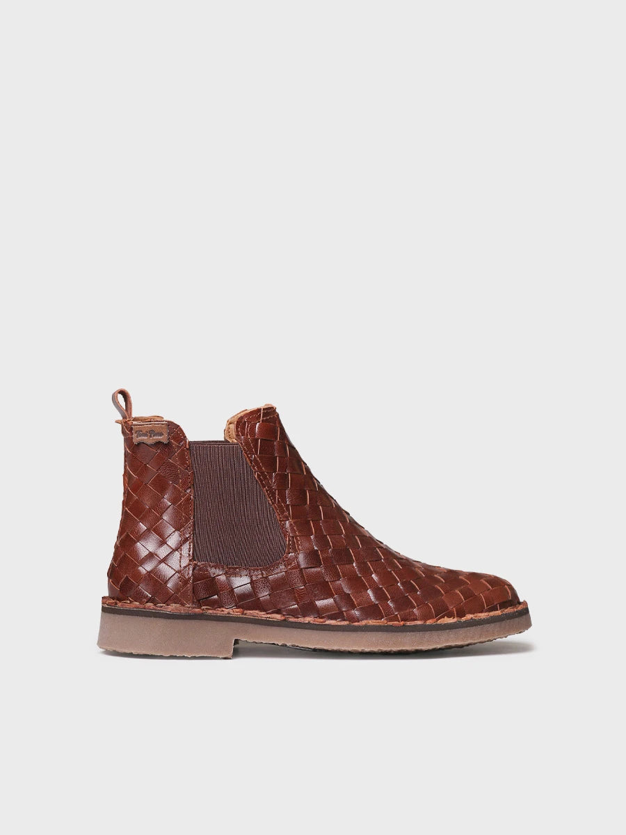 Toni Pons Isa-Bl boots cuir tressé femme