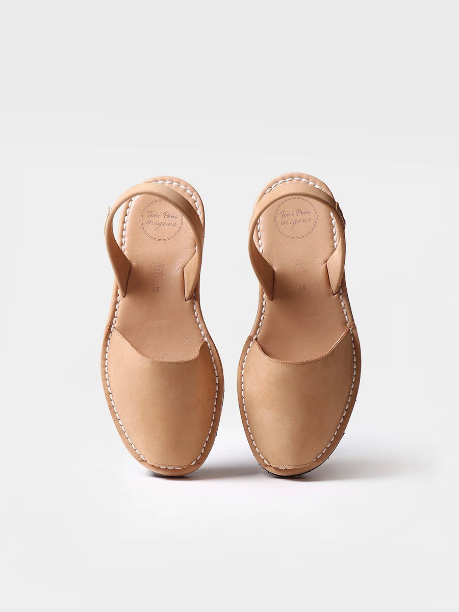 Toni Pons Mao-N sandale cuir plate 1 cm