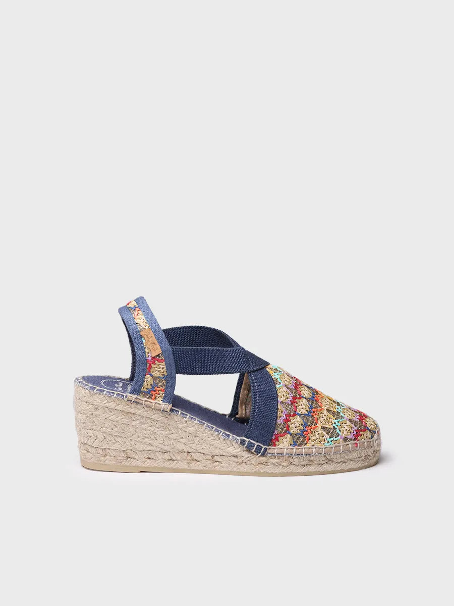 Toni Pons Terra-TT espadrille compensée vegan multicolore