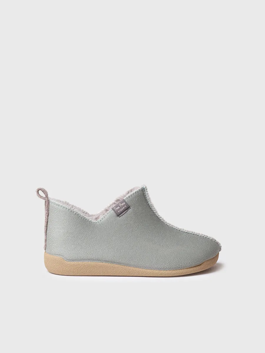 Toni Pons Moscu-BD chaussons femme tissu fourré menthe