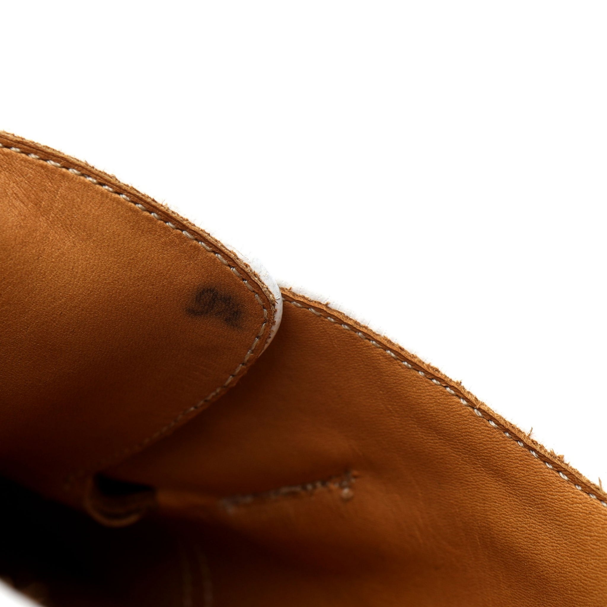 Corthay Sway monk strap suède marron clair UK 8.5