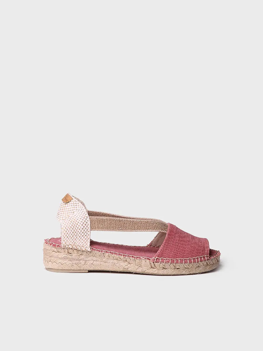 Toni Pons Elora-V sandale compensée blush vegan