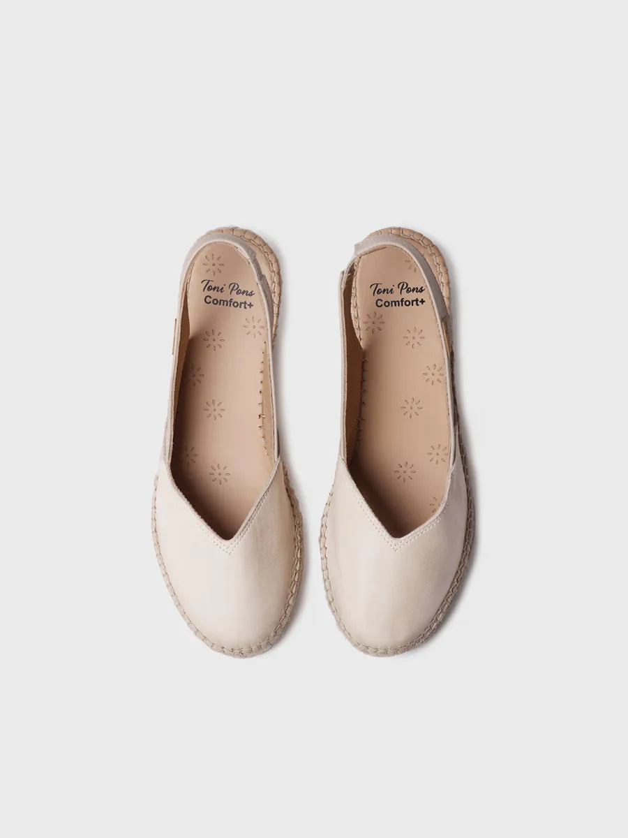 Toni Pons Termal espadrilles cuir glace large 6,5 cm