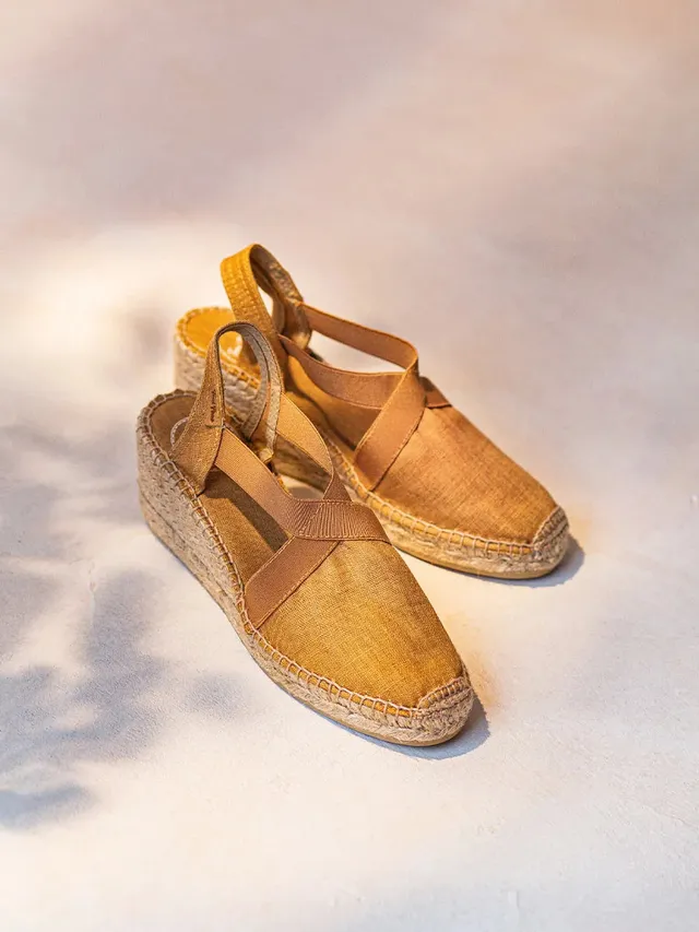 Toni Pons Ter espadrilles compensées coton vegan