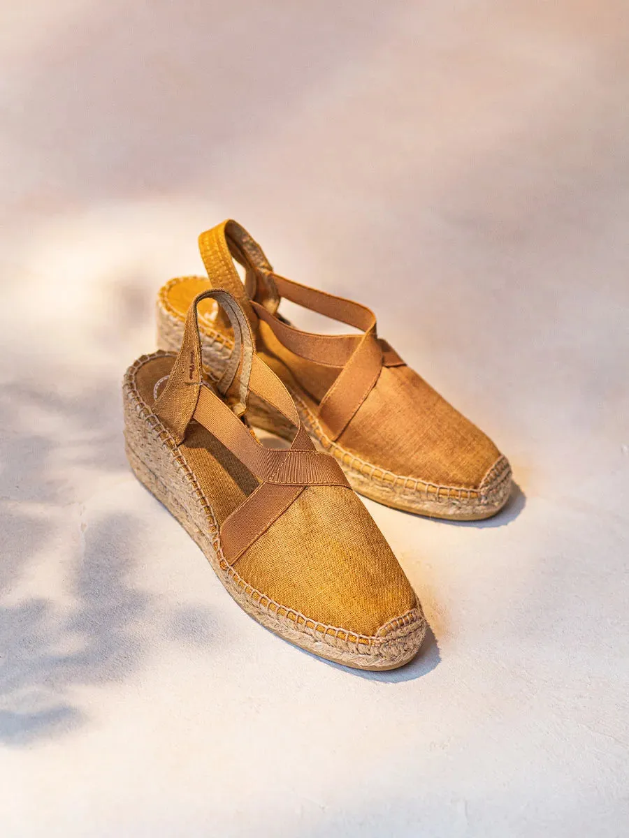 Toni Pons Ter espadrilles compensées coton vegan