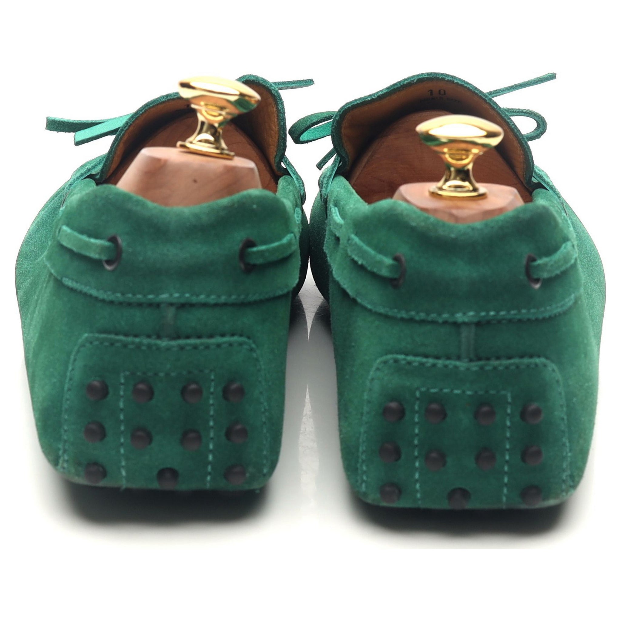 Tod's Gommino mocassins daim vert pointure UK 10