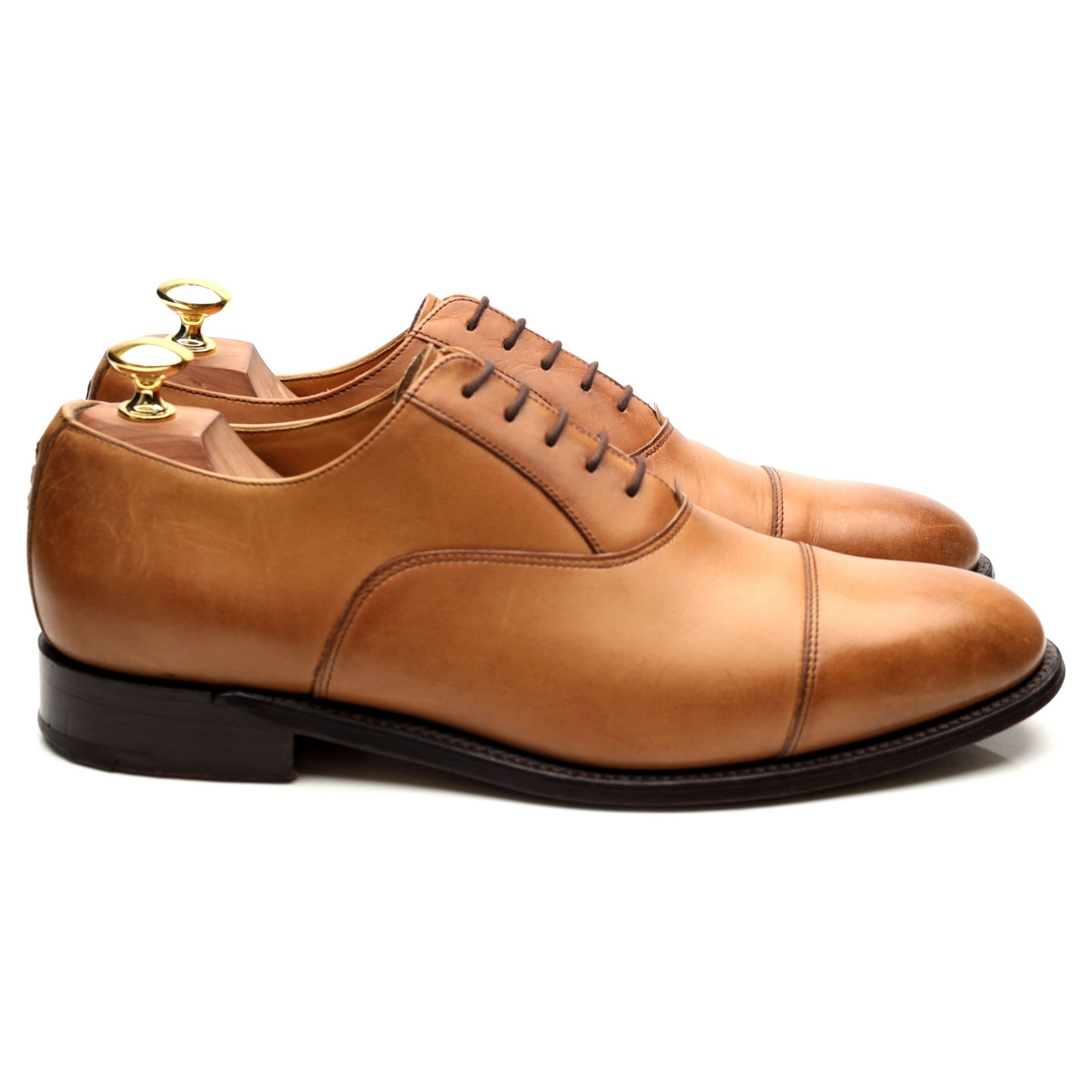 Barker oxford cuir marron tan pointure 8
