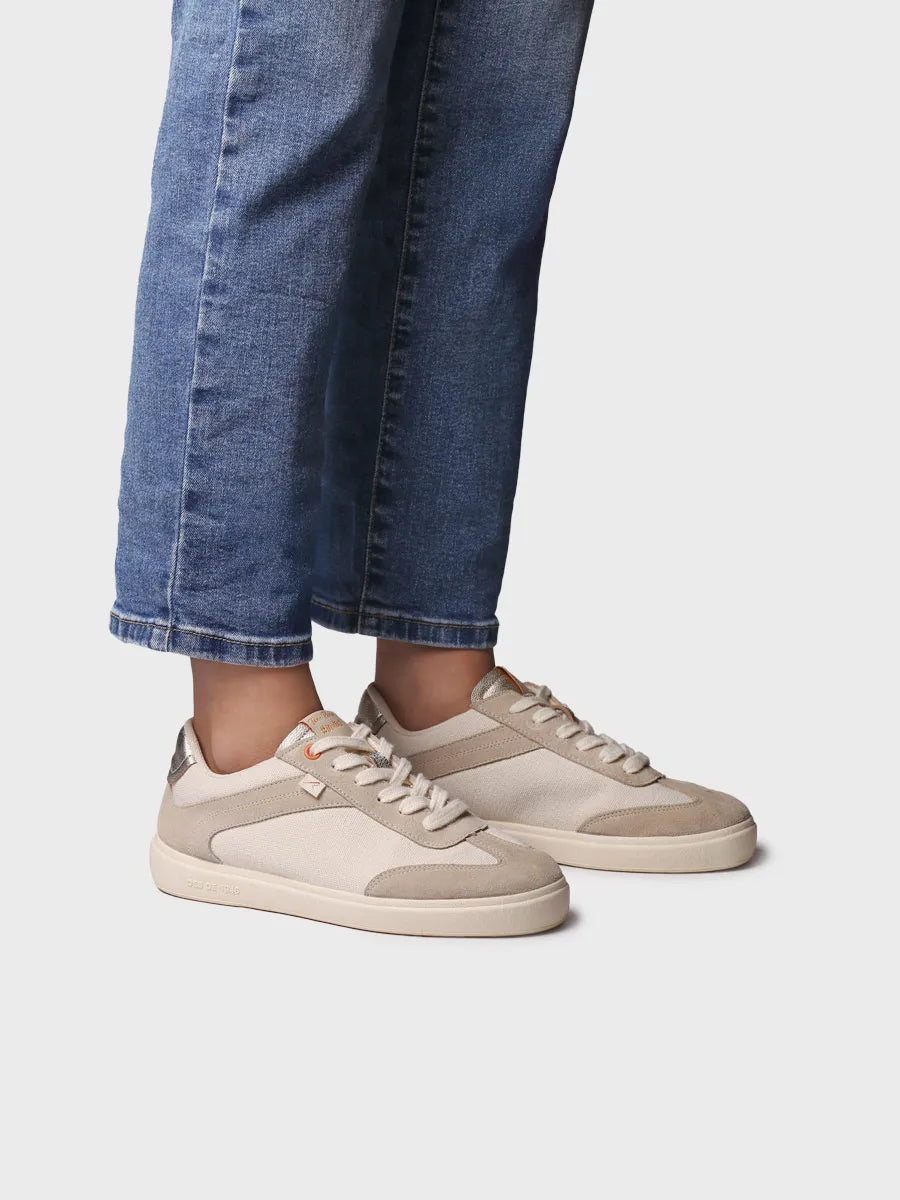 Toni Pons Iraida basket femme toile et suede a lacets