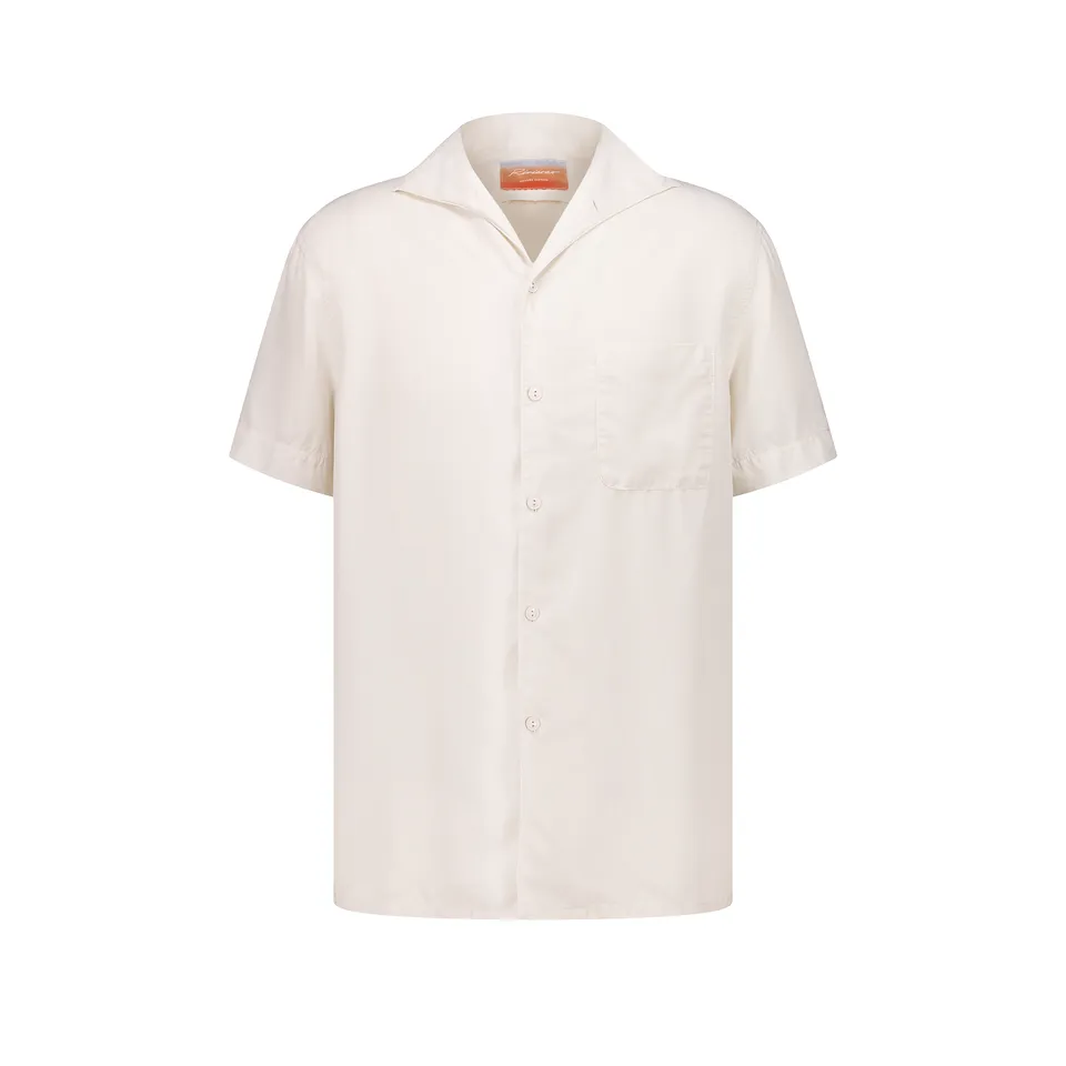 RIVIERAS Cadix chemise écrue lyocell manches courtes